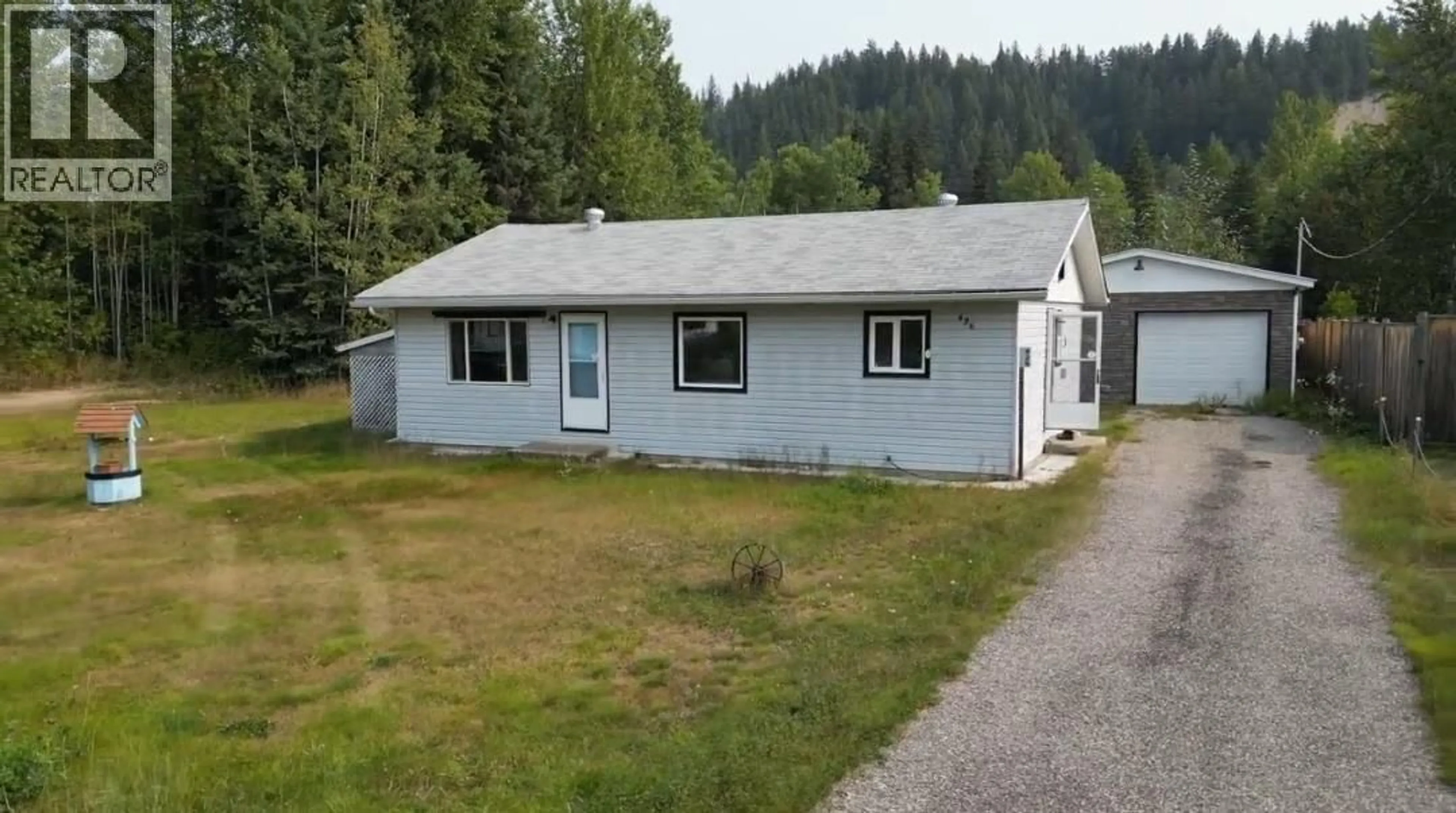 A pic from outside/outdoor area/front of a property/back of a property/a pic from drone, unknown for 426 MCKELVIE ROAD, Hixon British Columbia V0K1S1