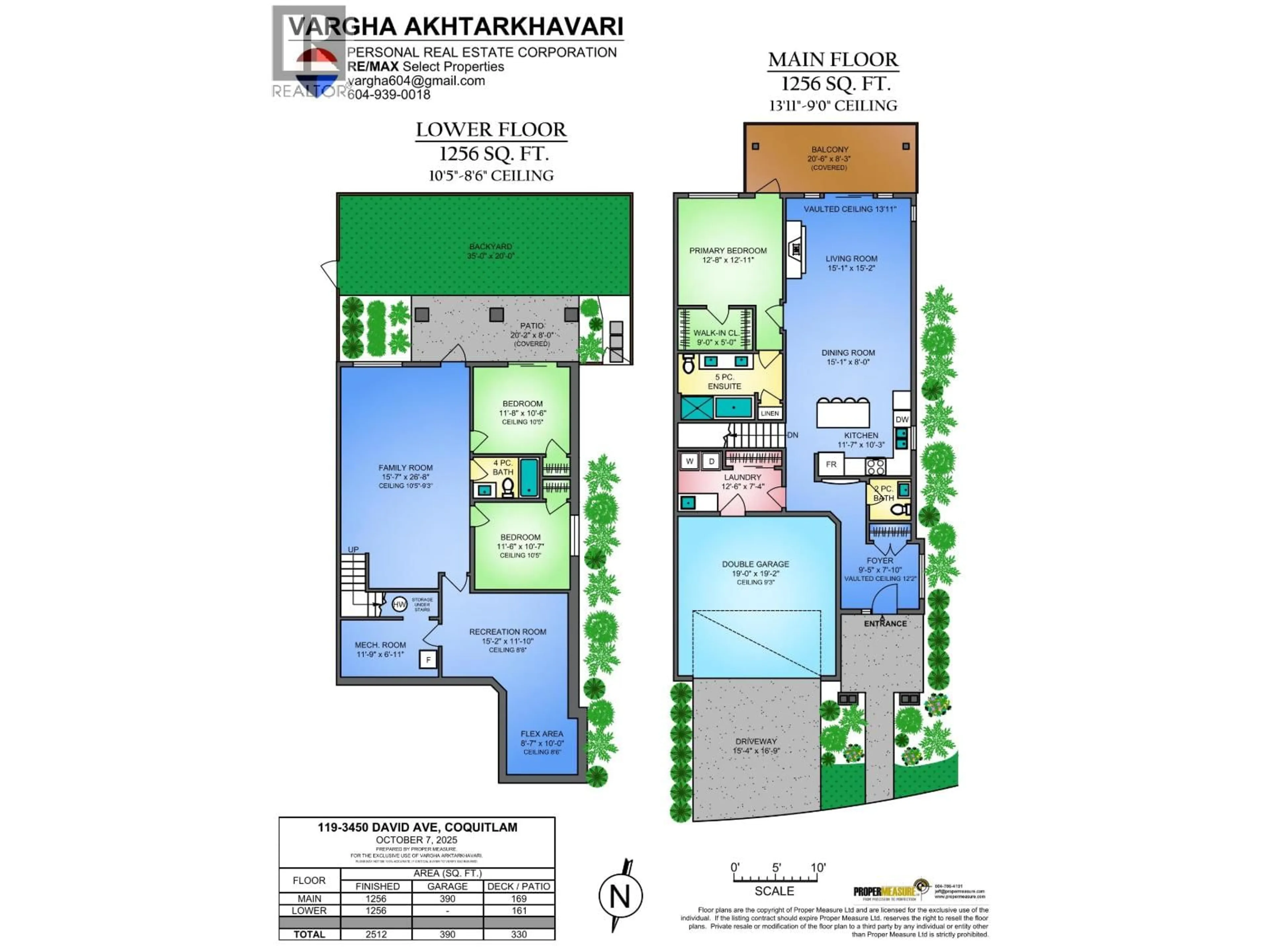 Floor plan for 119 - 3450 DAVID AVENUE, Coquitlam British Columbia V3E0J9