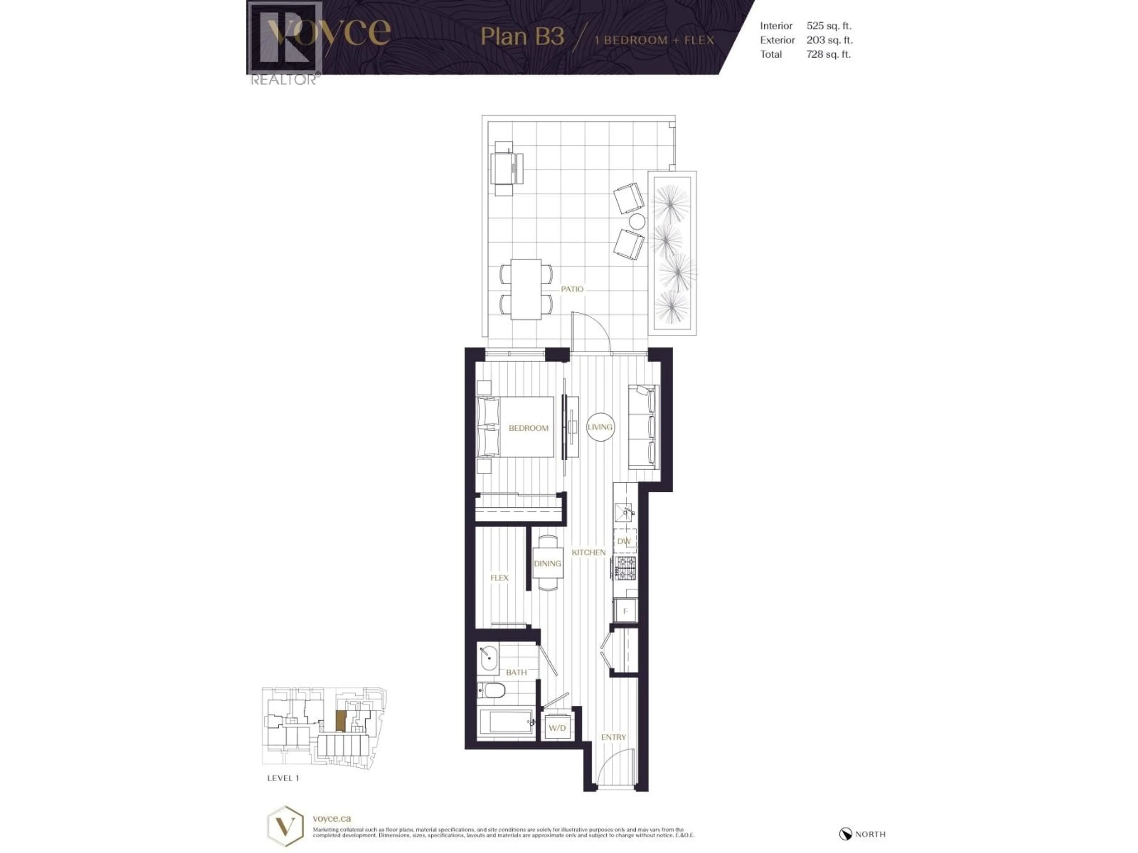 Floor plan for 108 - 5168 CAMBIE STREET, Vancouver British Columbia V5Z0K7