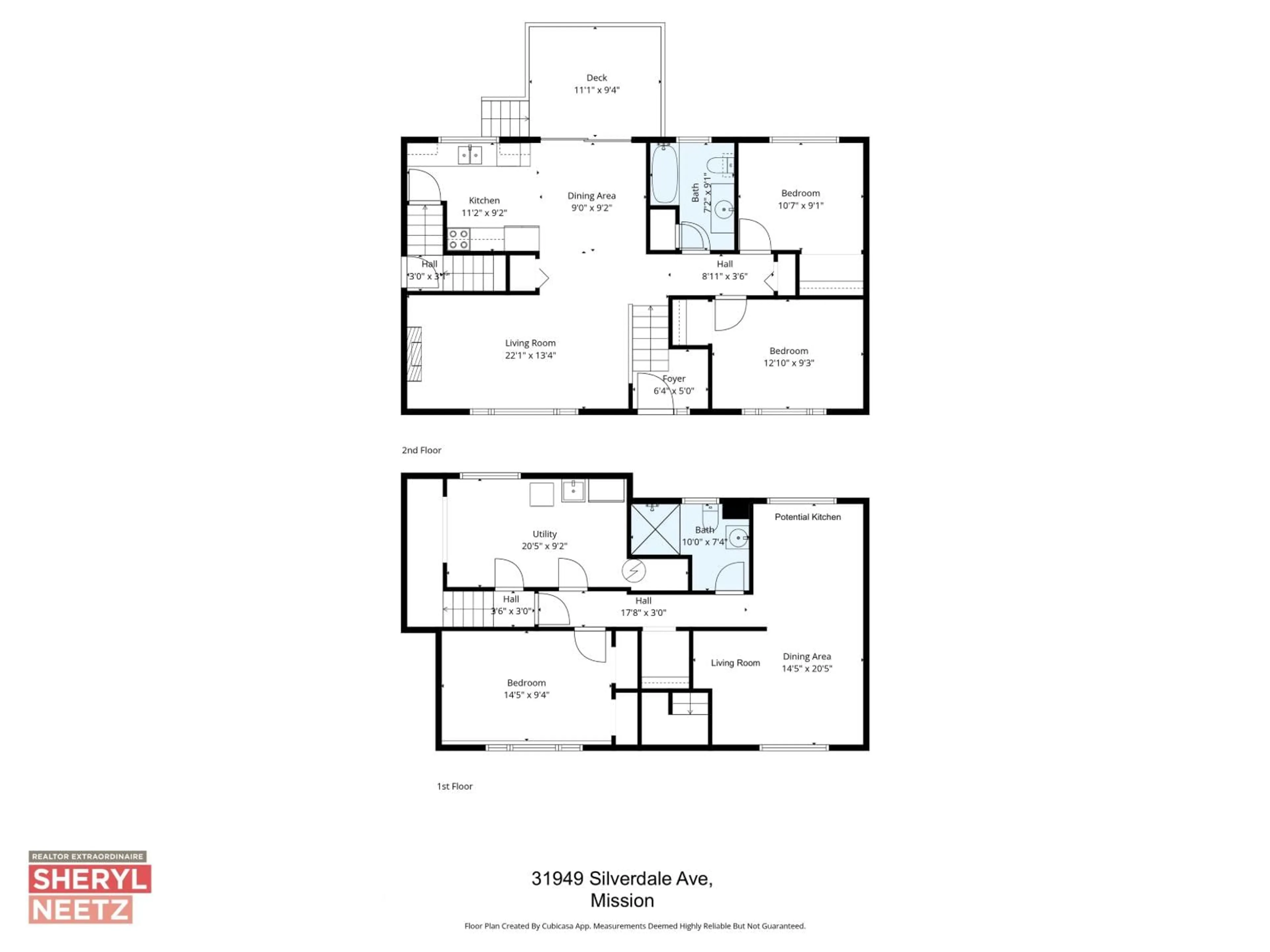 Floor plan for 31949 SILVERDALE AVENUE, Mission British Columbia V2V2L2