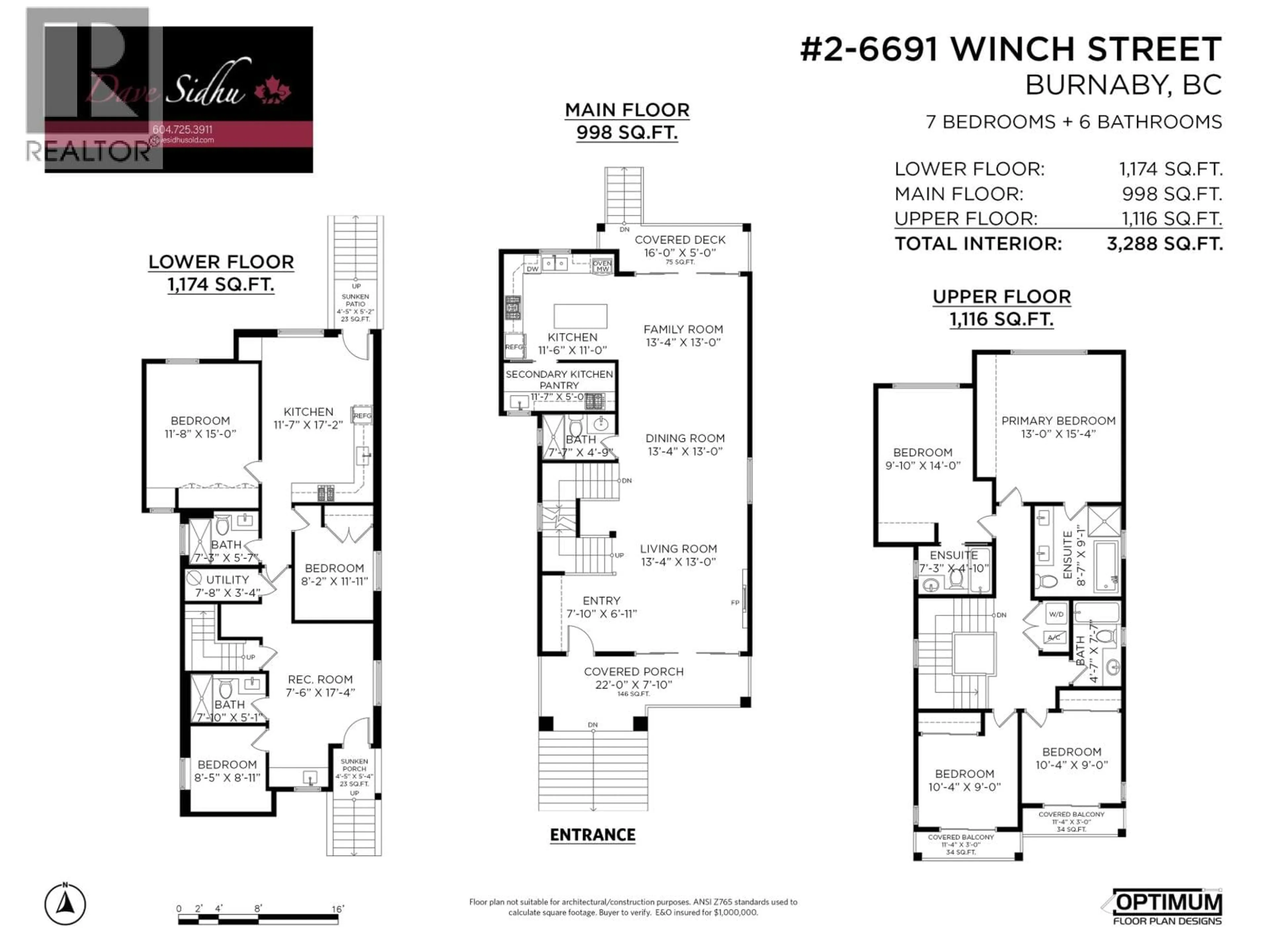 Floor plan for 2 - 6691 WINCH STREET, Burnaby British Columbia V5B2L5