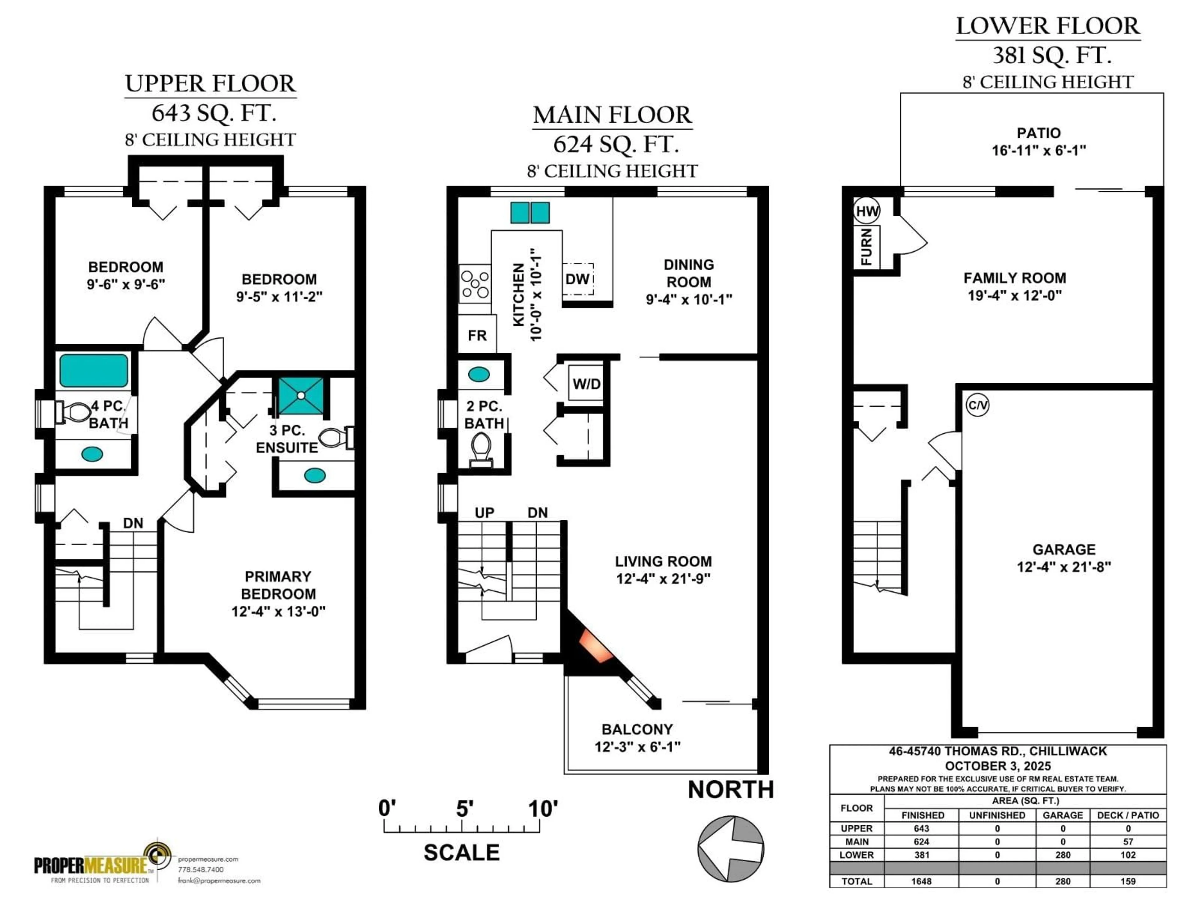 Floor plan for 46 - 45740 THOMAS ROAD, Chilliwack British Columbia V2R3V9