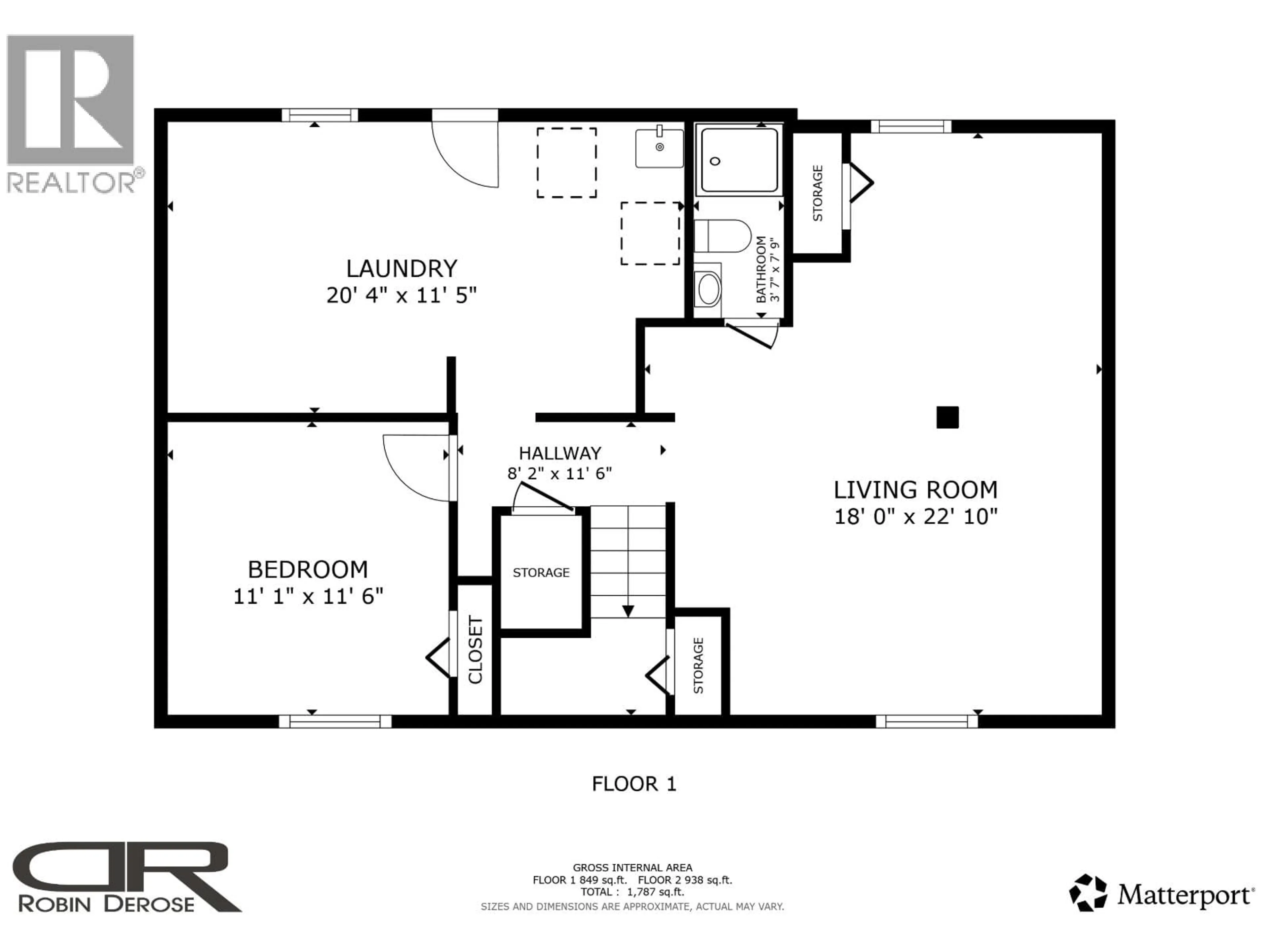 Floor plan for 8519 95 AVENUE, Fort St. John British Columbia V1J1H3
