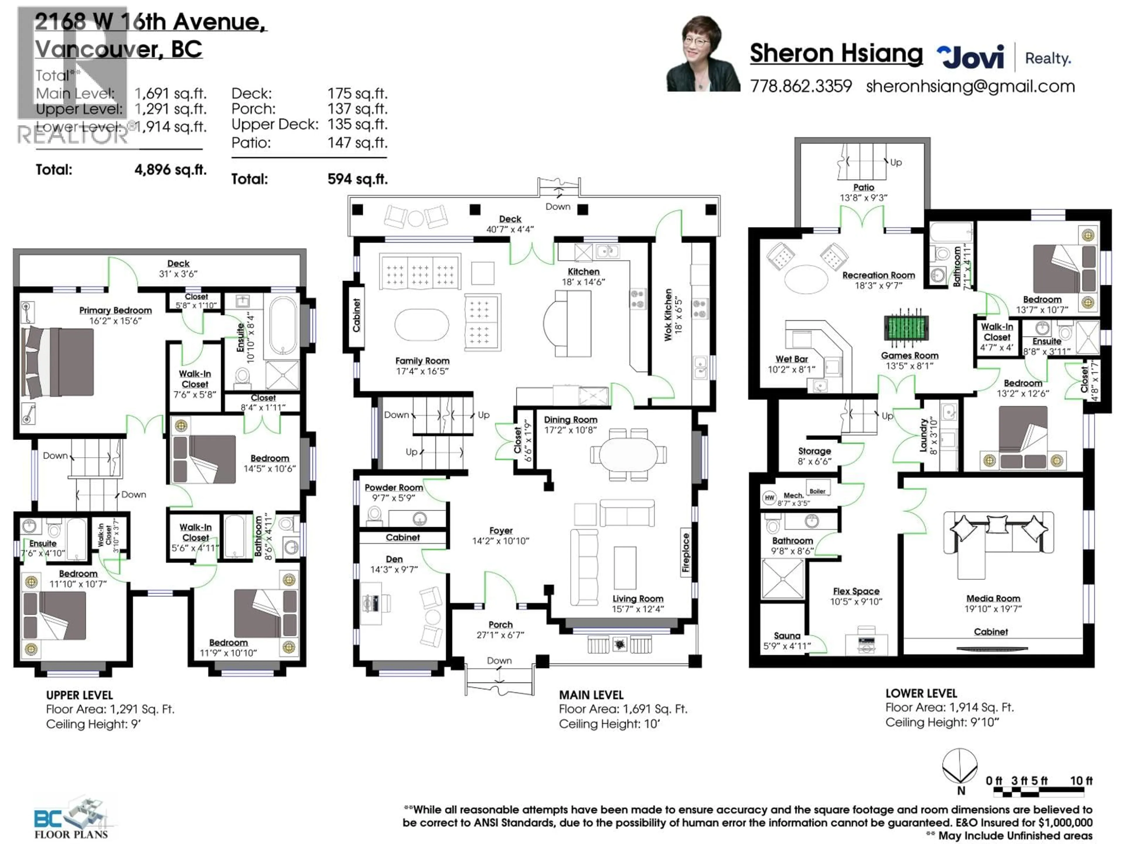 Floor plan for 2168 16TH AVENUE, Vancouver British Columbia V6K3B2
