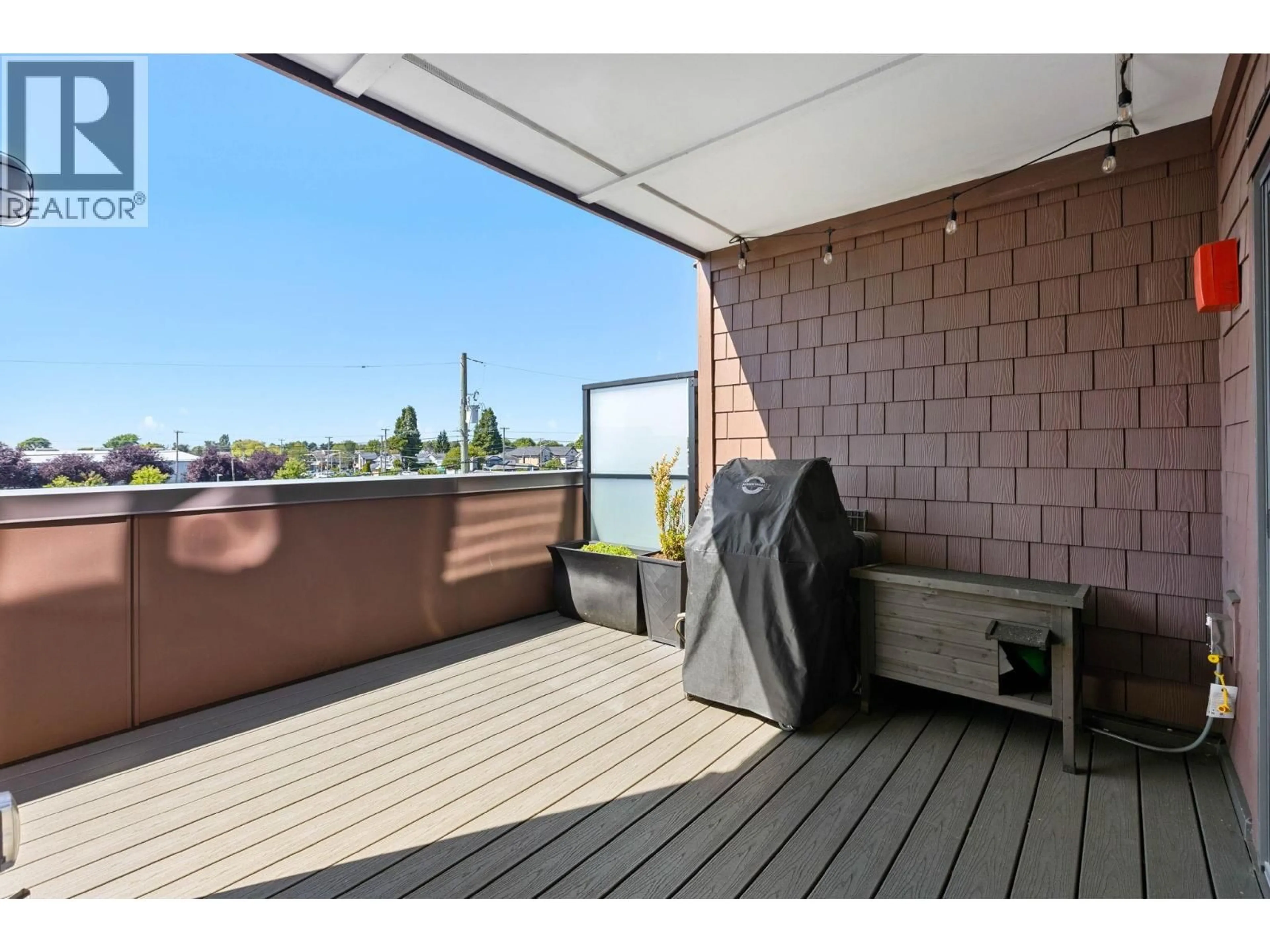 Balcony in the apartment, water/lake/river/ocean view for 201 - 12088 3RD AVENUE, Richmond British Columbia V7E0C3