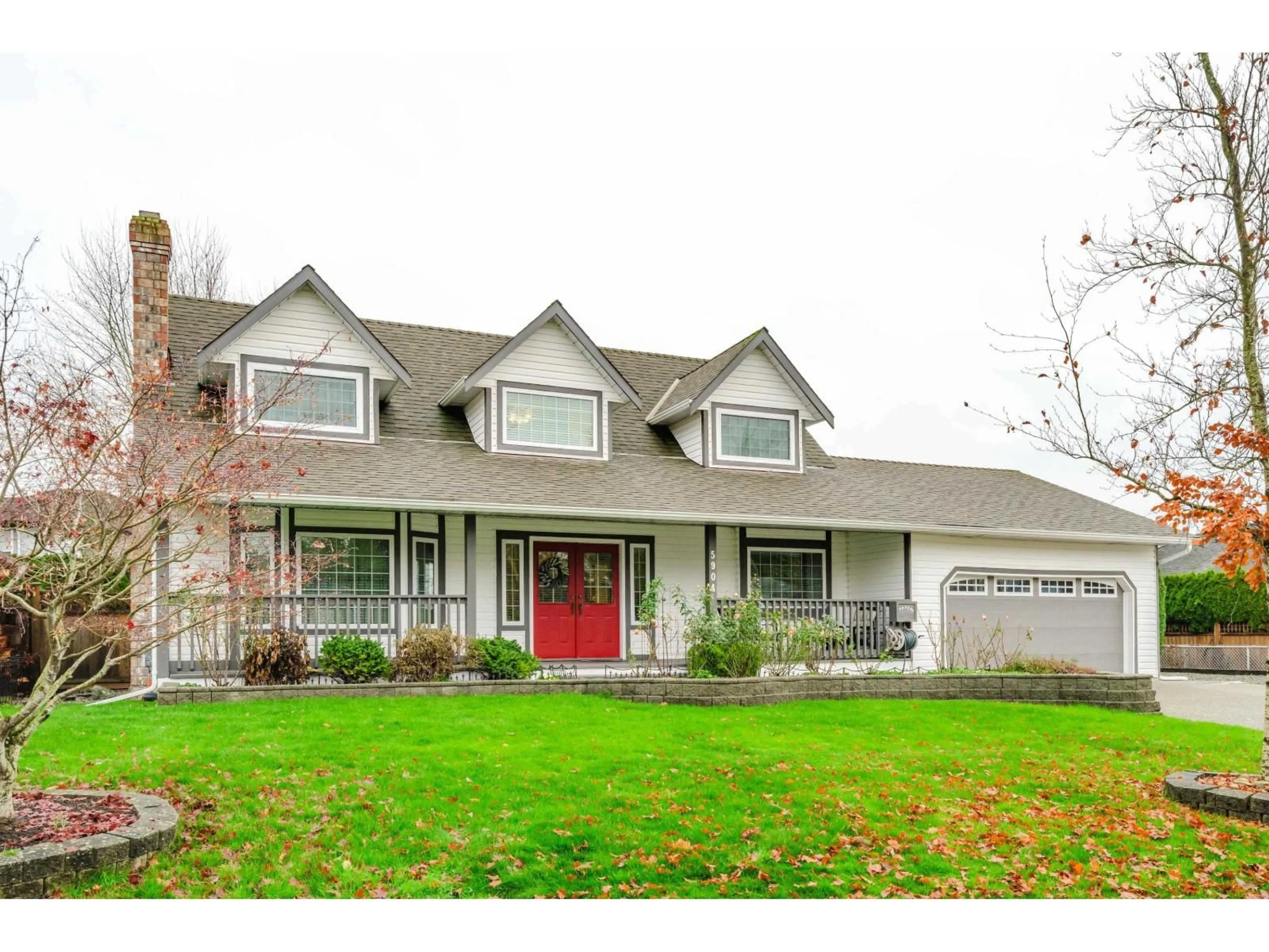 Home with vinyl exterior material, street for 5904 188 STREET, Surrey British Columbia V3S7M1