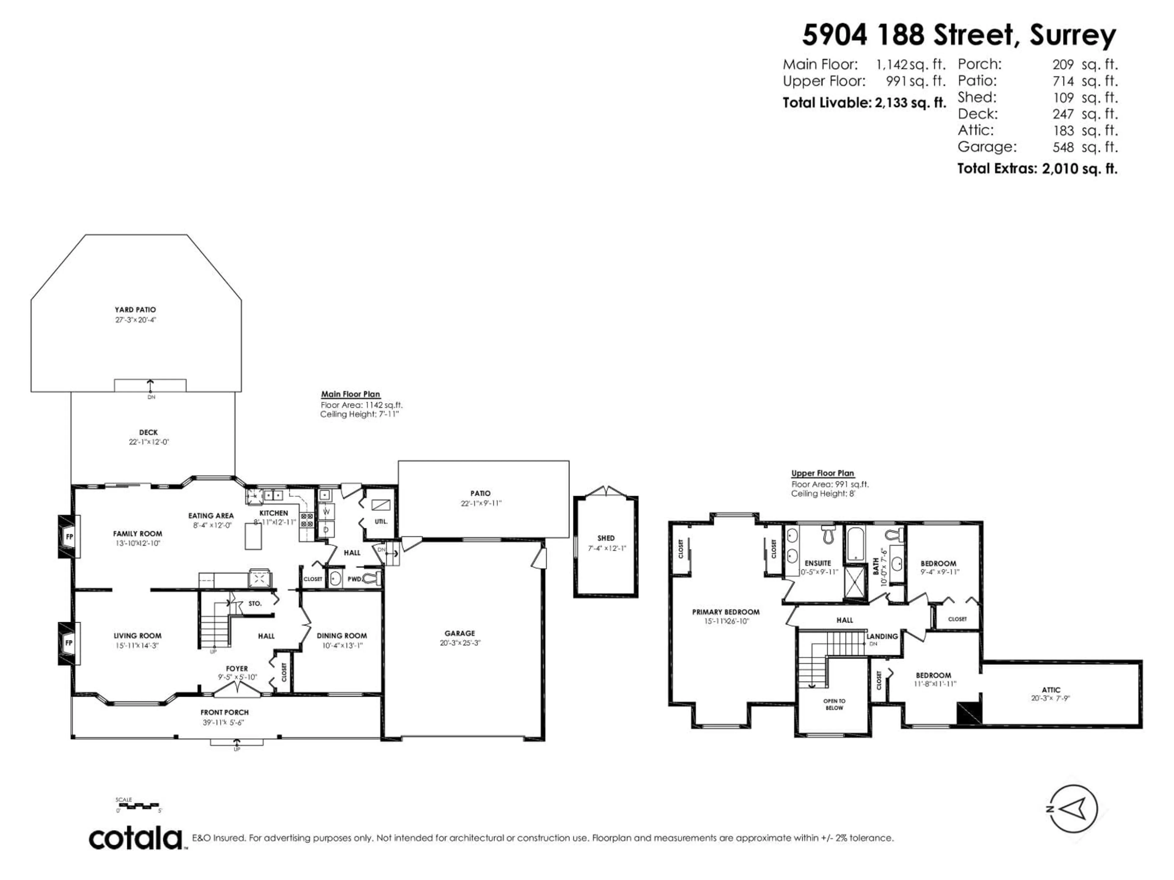 Floor plan for 5904 188 STREET, Surrey British Columbia V3S7M1