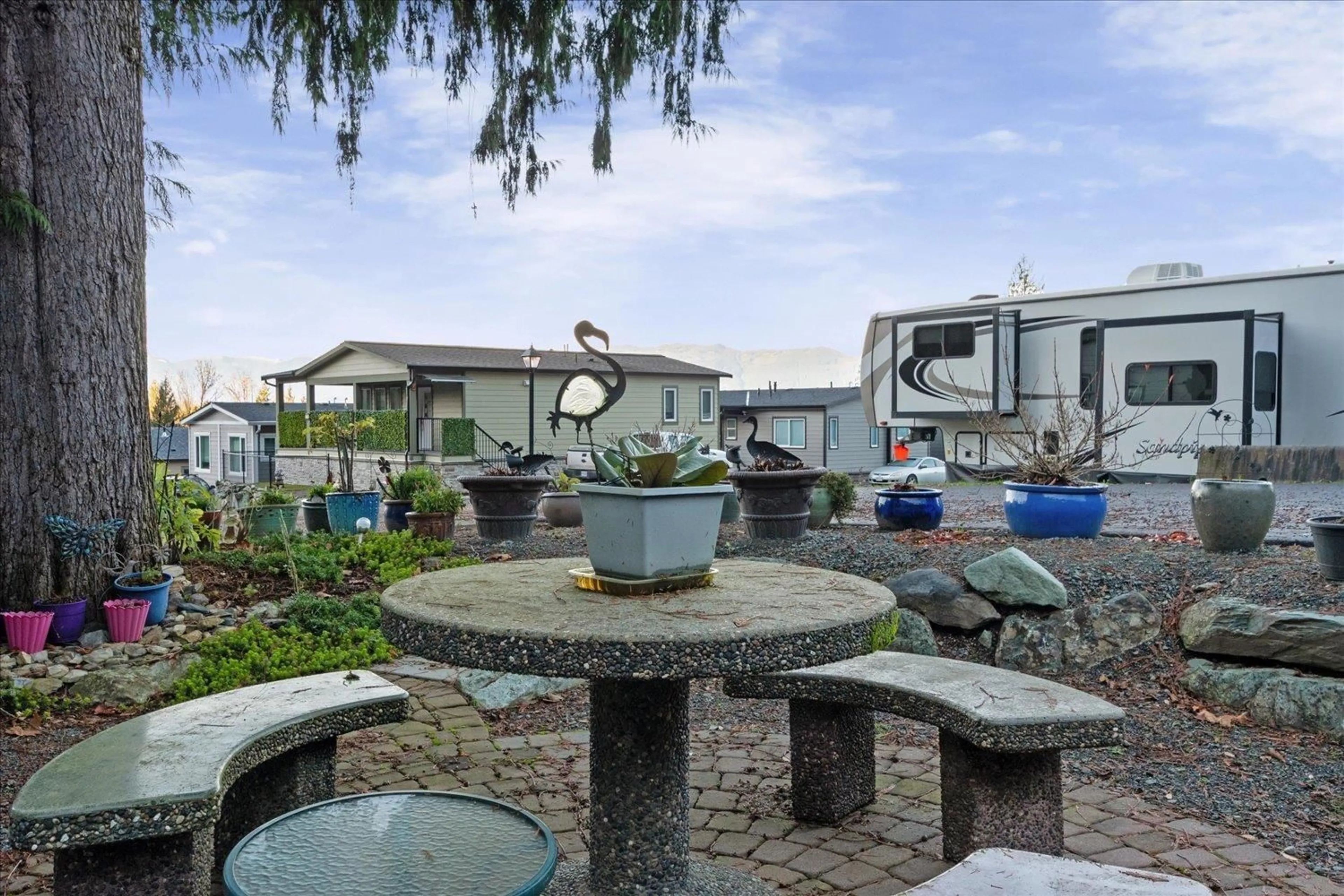 Patio, mountain view for 60 - 53480 BRIDAL FALLS ROAD, Rosedale British Columbia V0X1X1