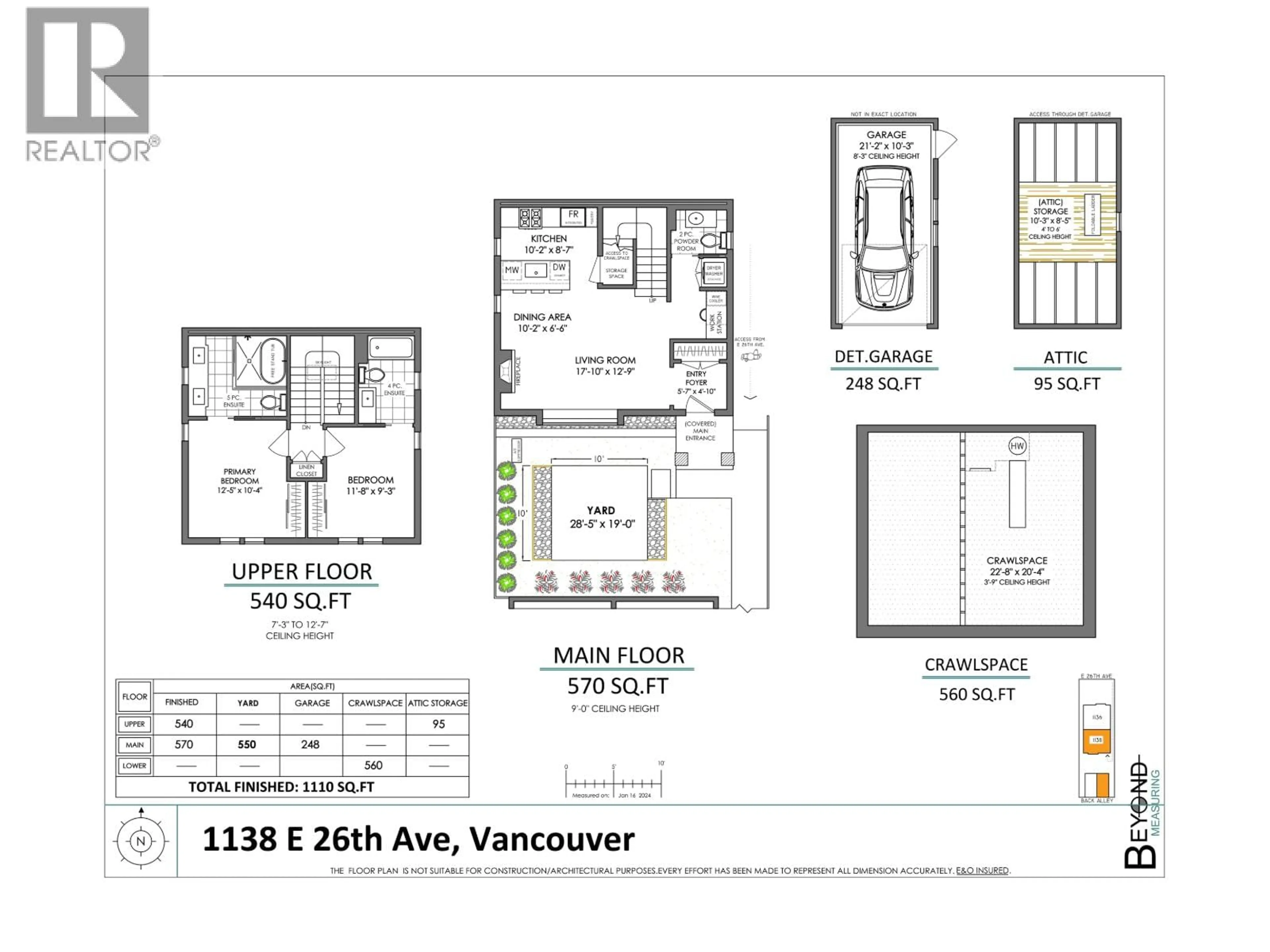 Floor plan for 1138 26TH AVENUE, Vancouver British Columbia V5V2J7