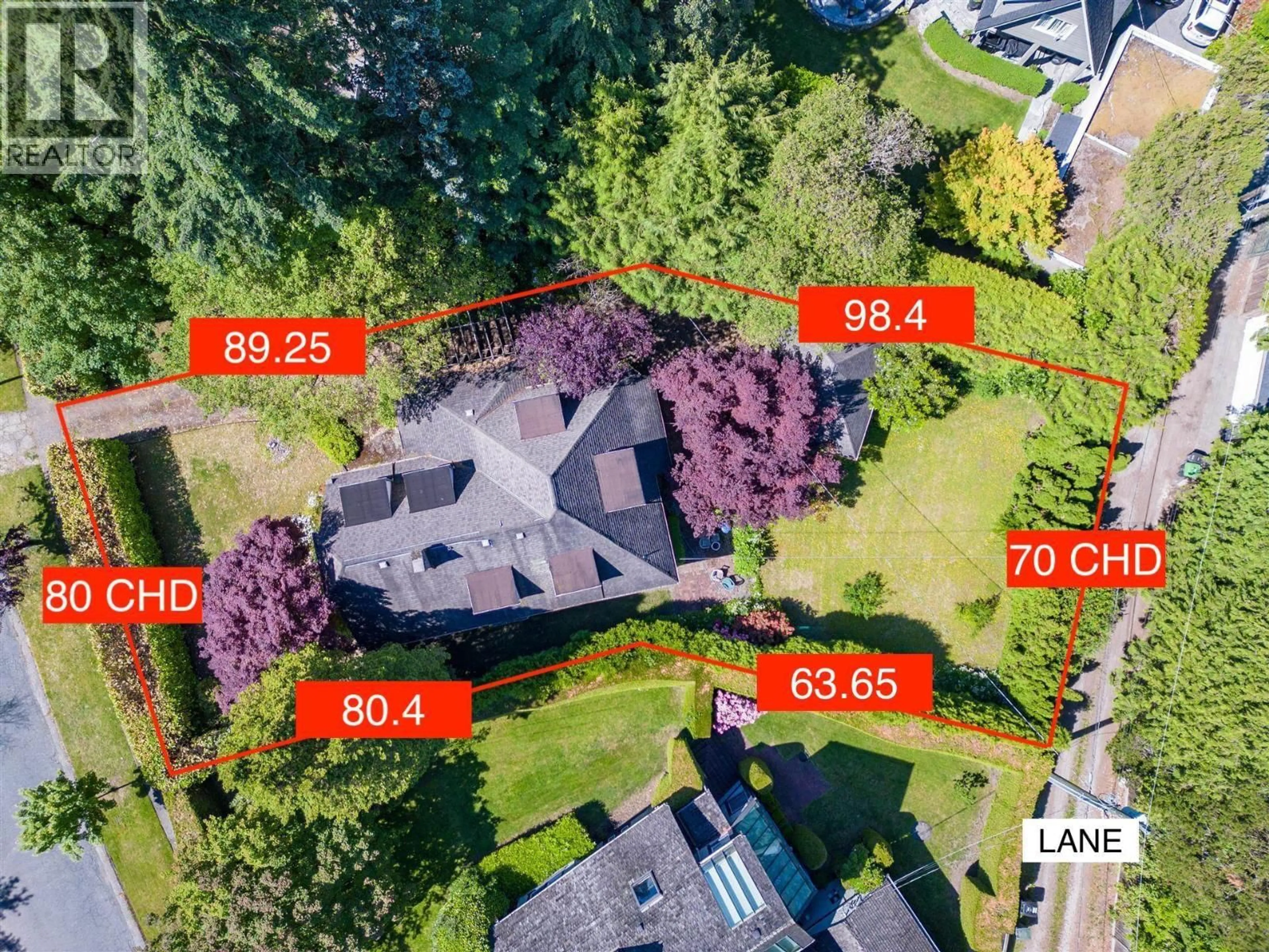 A pic from outside/outdoor area/front of a property/back of a property/a pic from drone, street for 5549 CHURCHILL STREET, Vancouver British Columbia V6M3G8