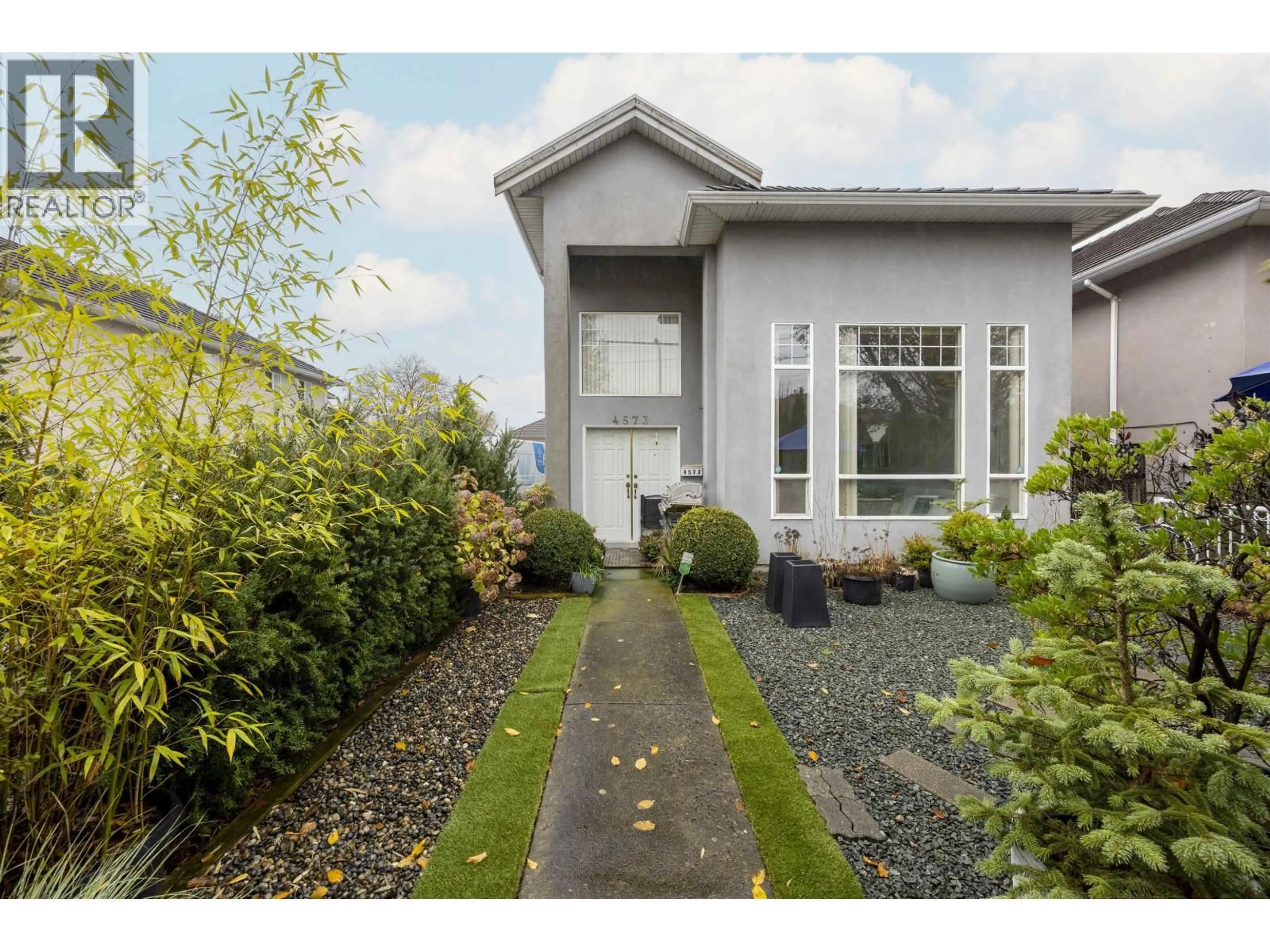 A pic from outside/outdoor area/front of a property/back of a property/a pic from drone, street for 4573 NO. 5 ROAD, Richmond British Columbia V6X2V5