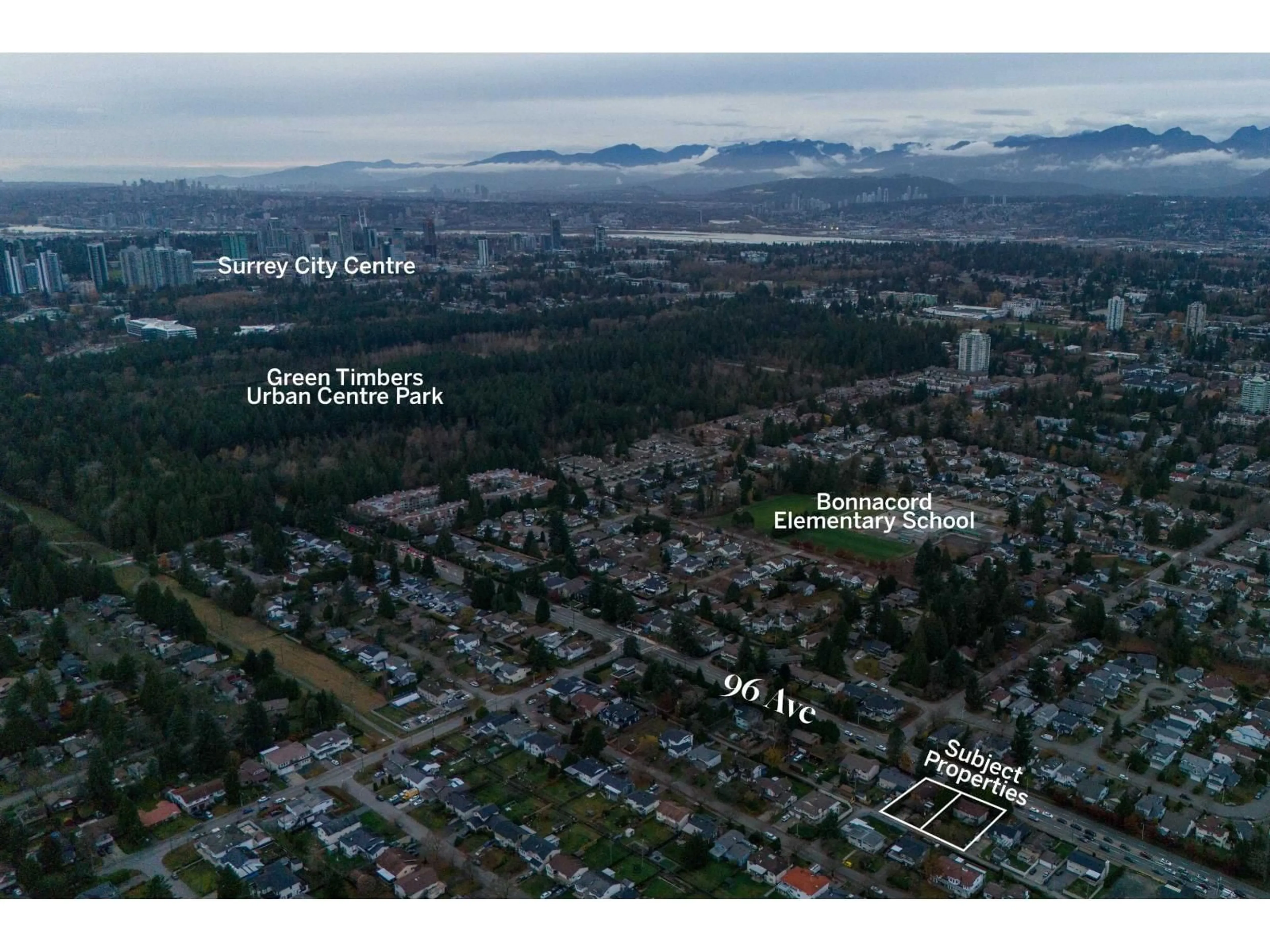 A pic from outside/outdoor area/front of a property/back of a property/a pic from drone, unknown for 15112 96 AVENUE, Surrey British Columbia V3R1E9