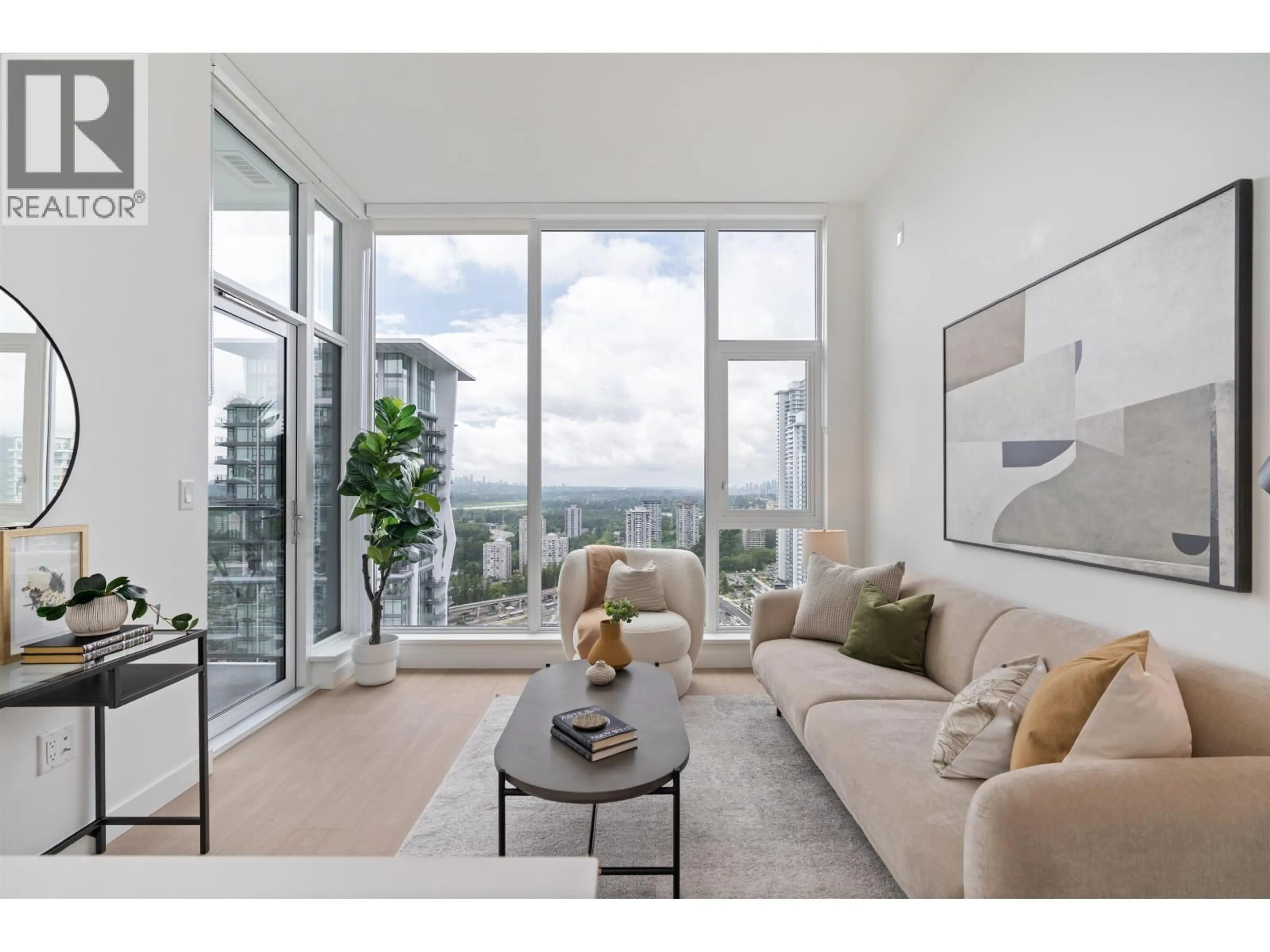 Living room with furniture, unknown for 2507 - 555 SYDNEY AVENUE, Coquitlam British Columbia V3K0G5