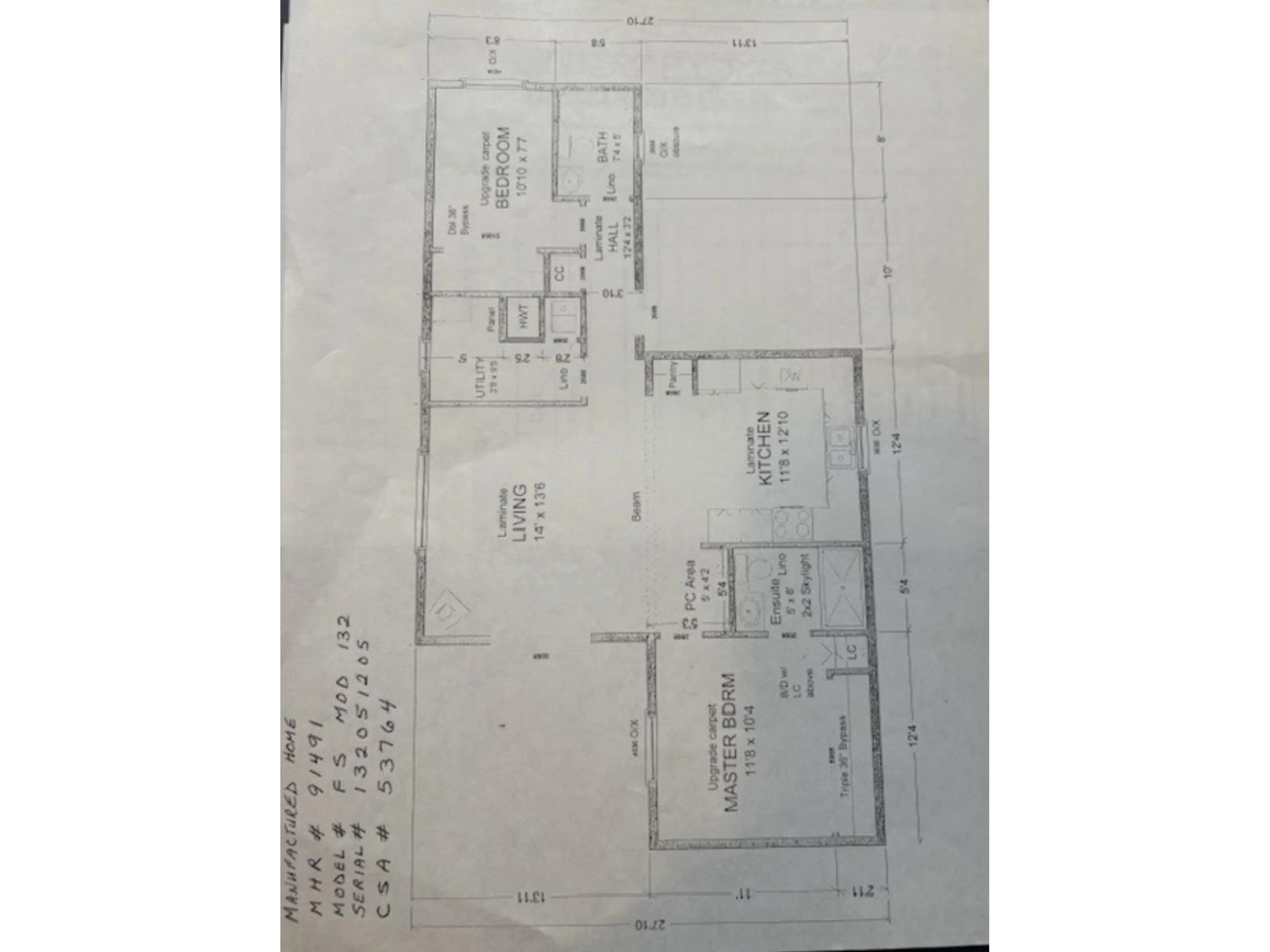 Floor plan for 173 - 1840 160 STREET, Surrey British Columbia V4A4X4