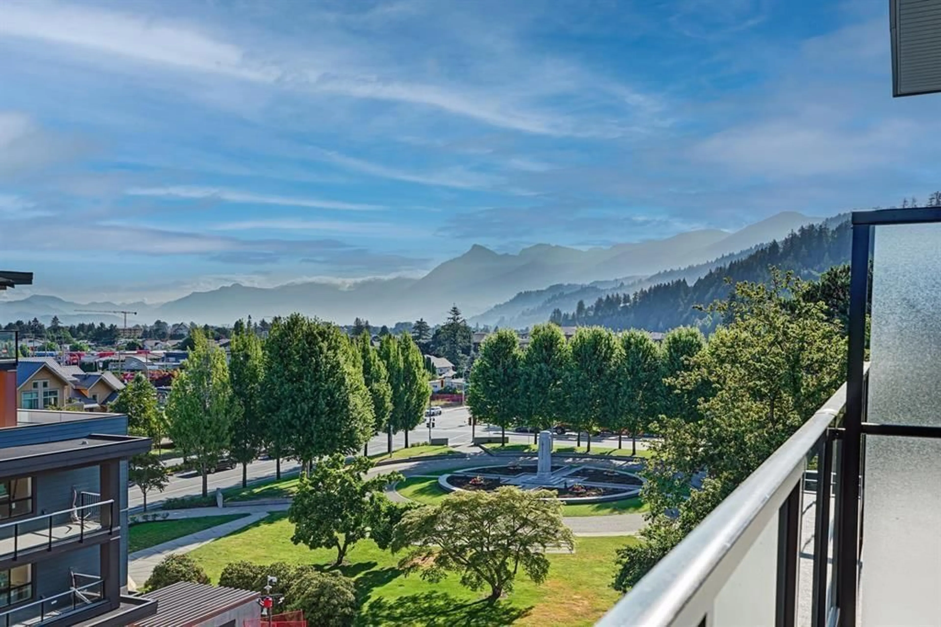 Balcony in the apartment, mountain view for 612 - 45505 CAMPUS DRIVE, Chilliwack British Columbia V2R6L2