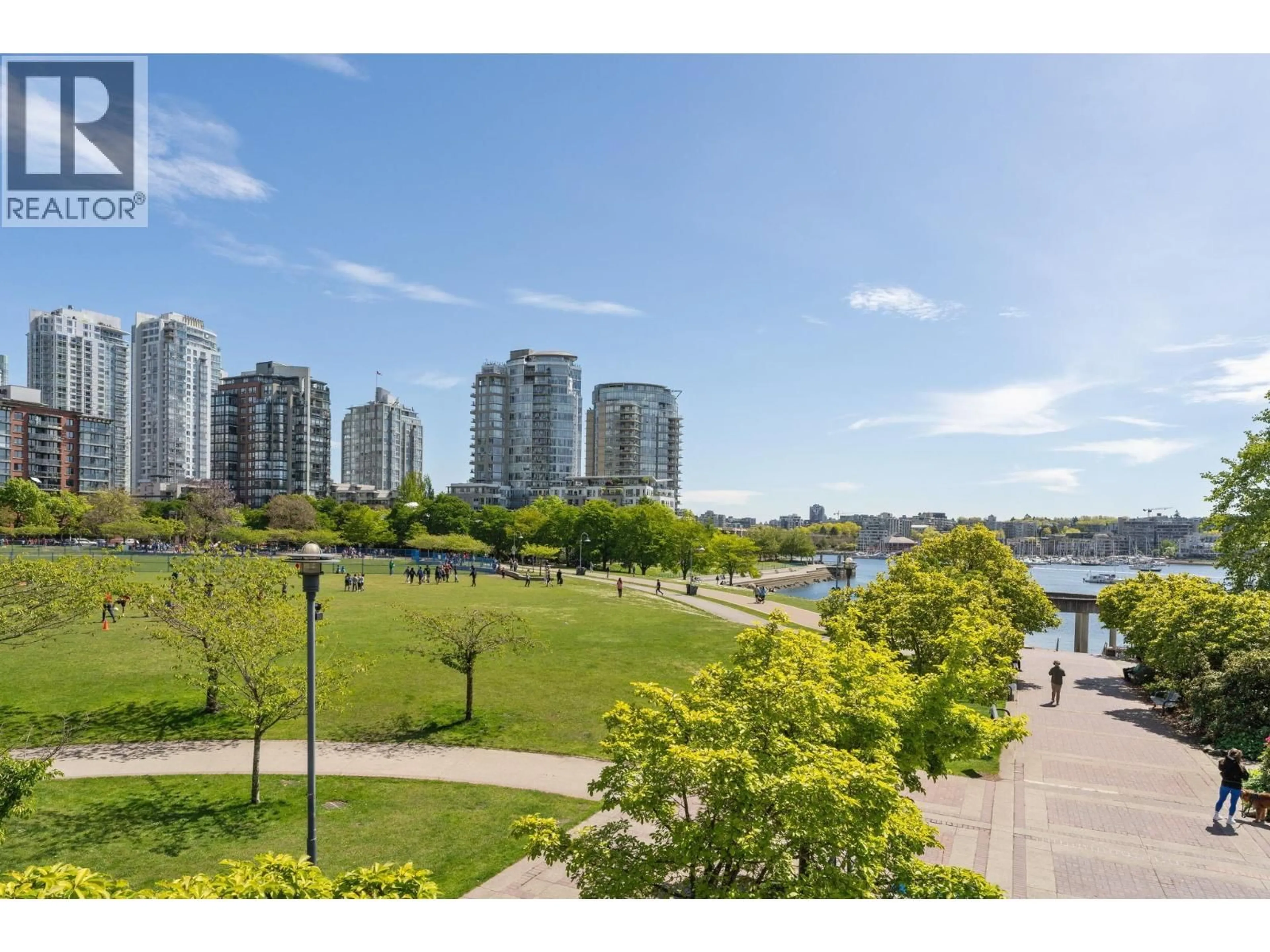 A pic from outside/outdoor area/front of a property/back of a property/a pic from drone, water/lake/river/ocean view for 2201 - 1408 STRATHMORE MEWS, Vancouver British Columbia V6Z3A9