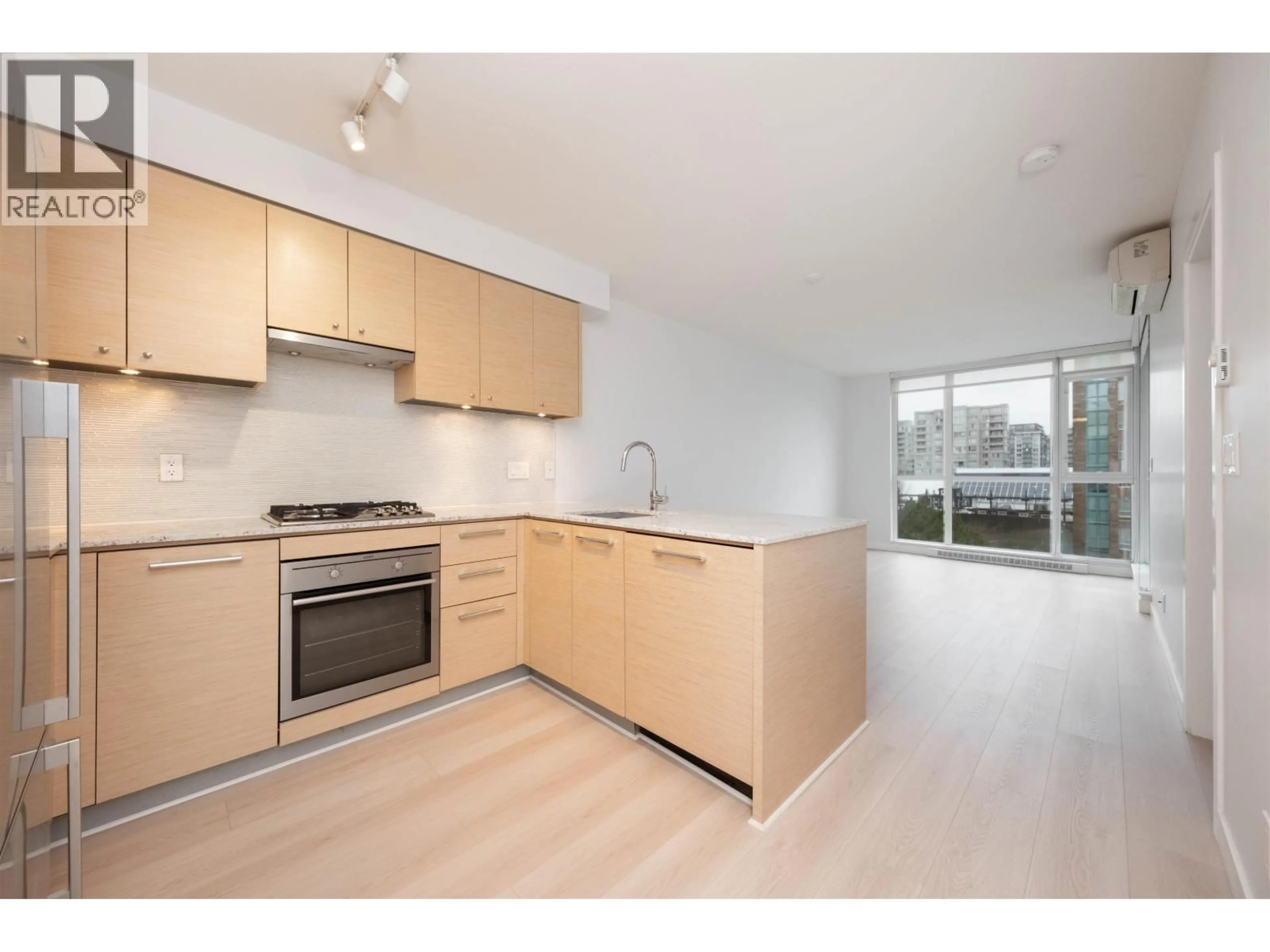 Standard kitchen, wood/laminate floor for 803 - 6180 COONEY ROAD, Richmond British Columbia V6Y0H2
