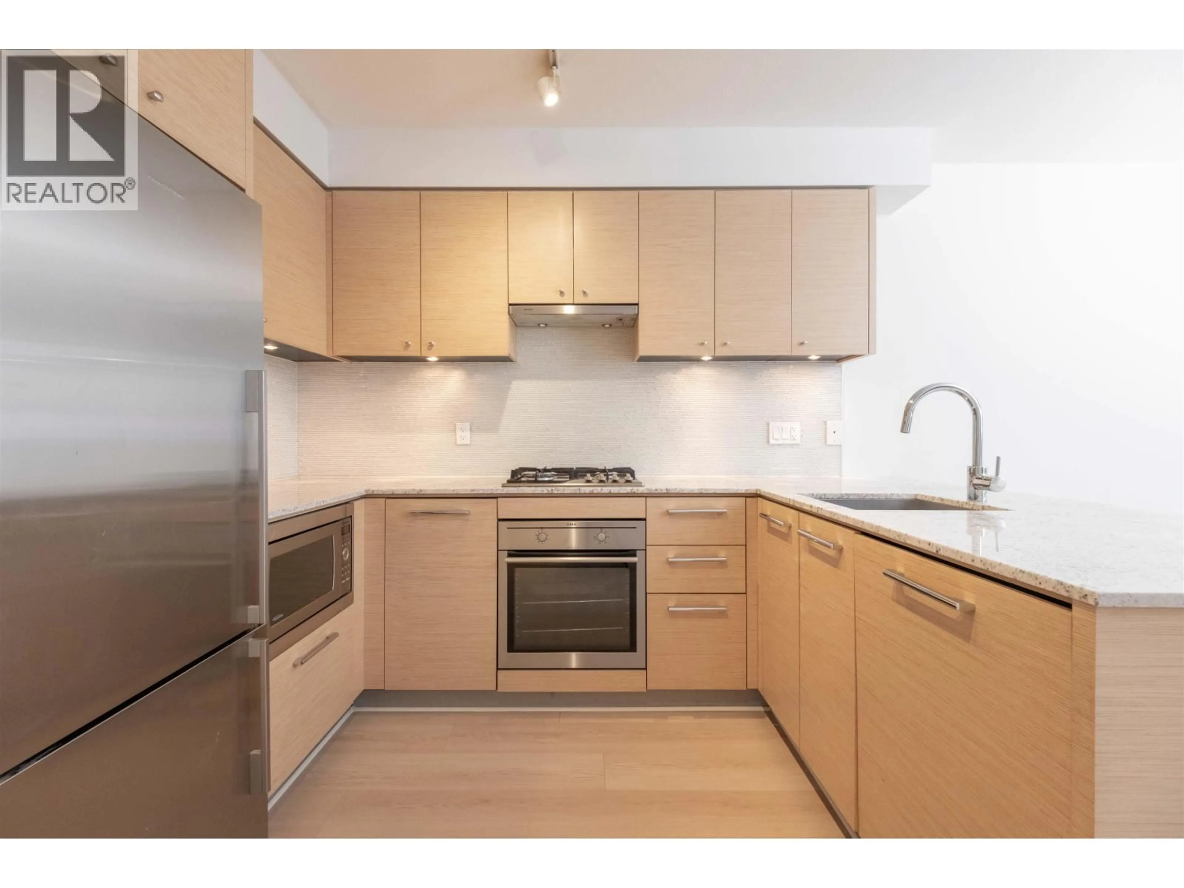 Standard kitchen, wood/laminate floor for 803 - 6180 COONEY ROAD, Richmond British Columbia V6Y0H2