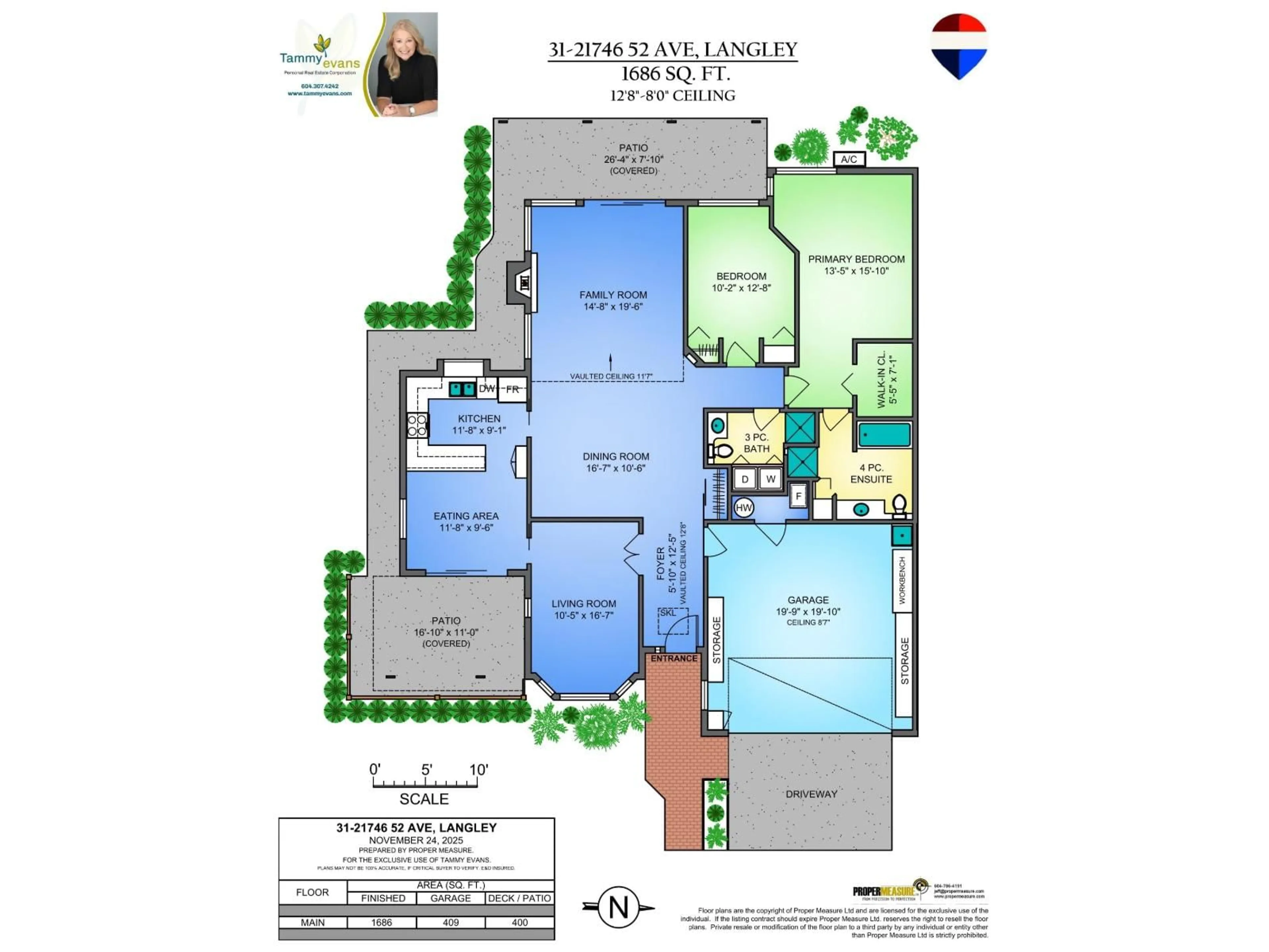 Floor plan for 31 - 21746 52 AVENUE, Langley British Columbia V2Y1L4