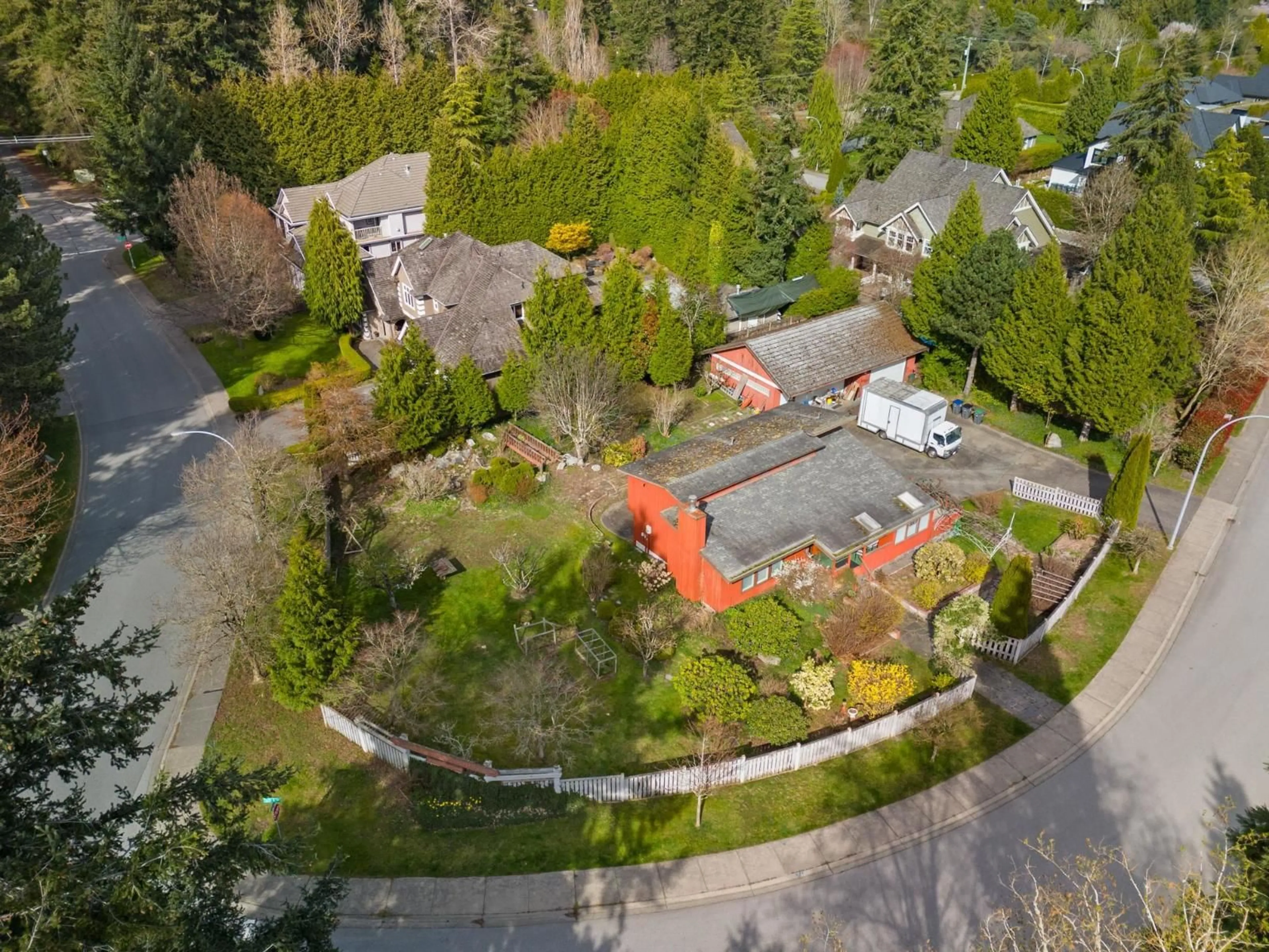 A pic from outside/outdoor area/front of a property/back of a property/a pic from drone, street for 13201 23A AVENUE, Surrey British Columbia V4A9W5
