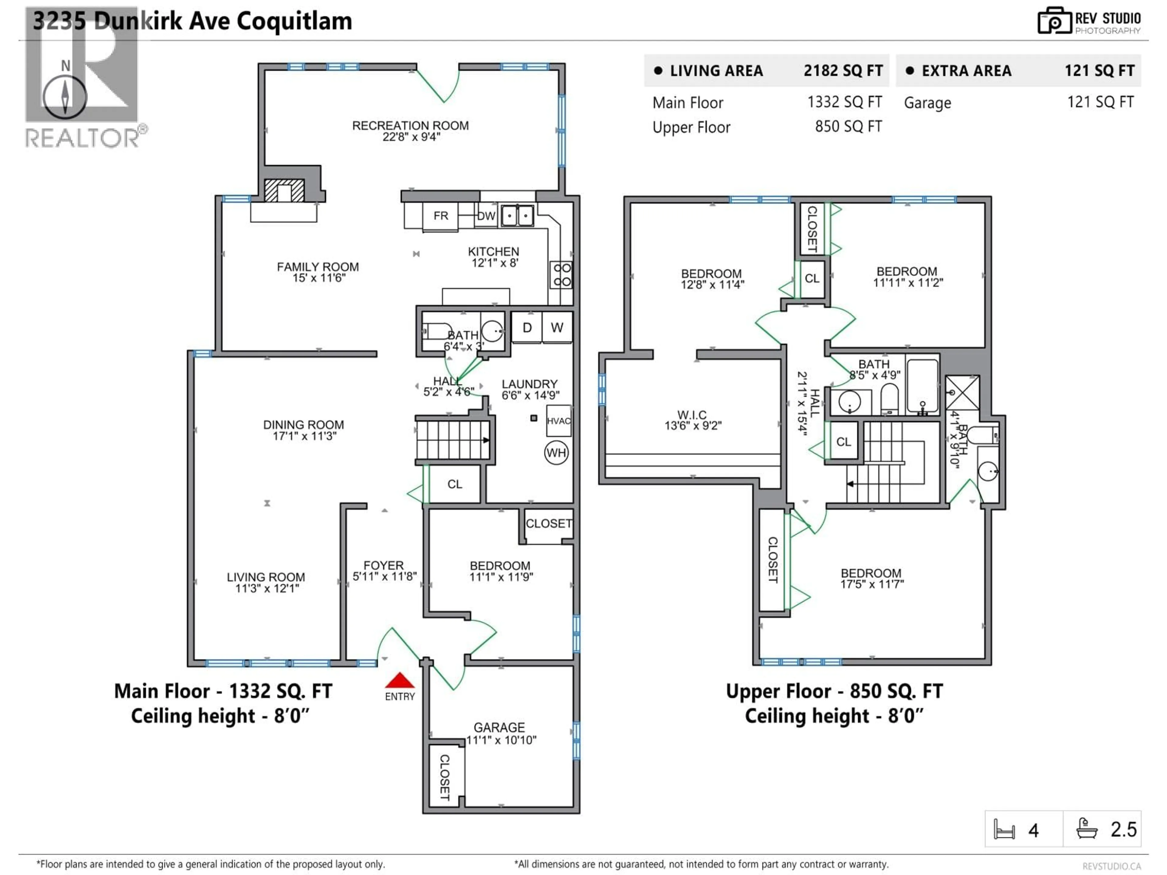 Floor plan for 3235 DUNKIRK AVENUE, Coquitlam British Columbia V3E1G8