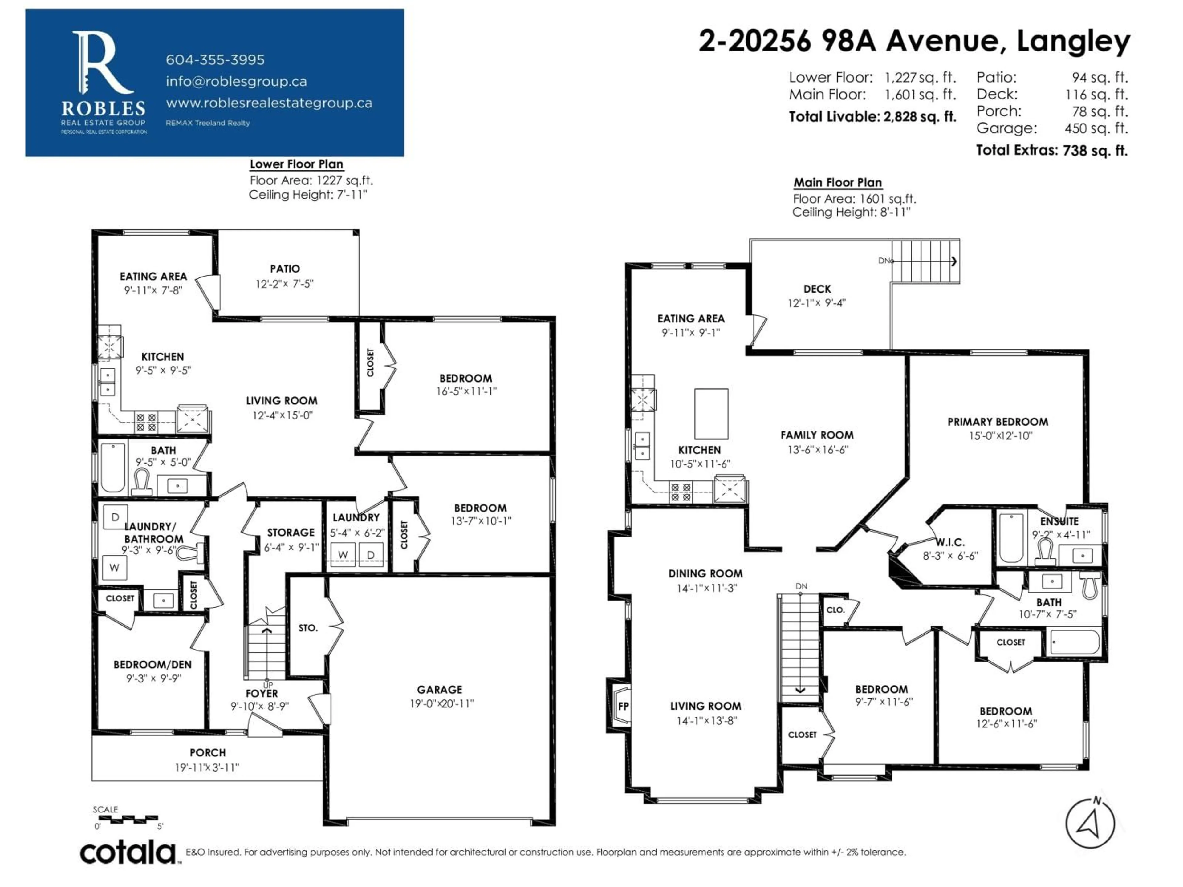Floor plan for 2 - 20256 98A AVENUE, Langley British Columbia V1M3E3