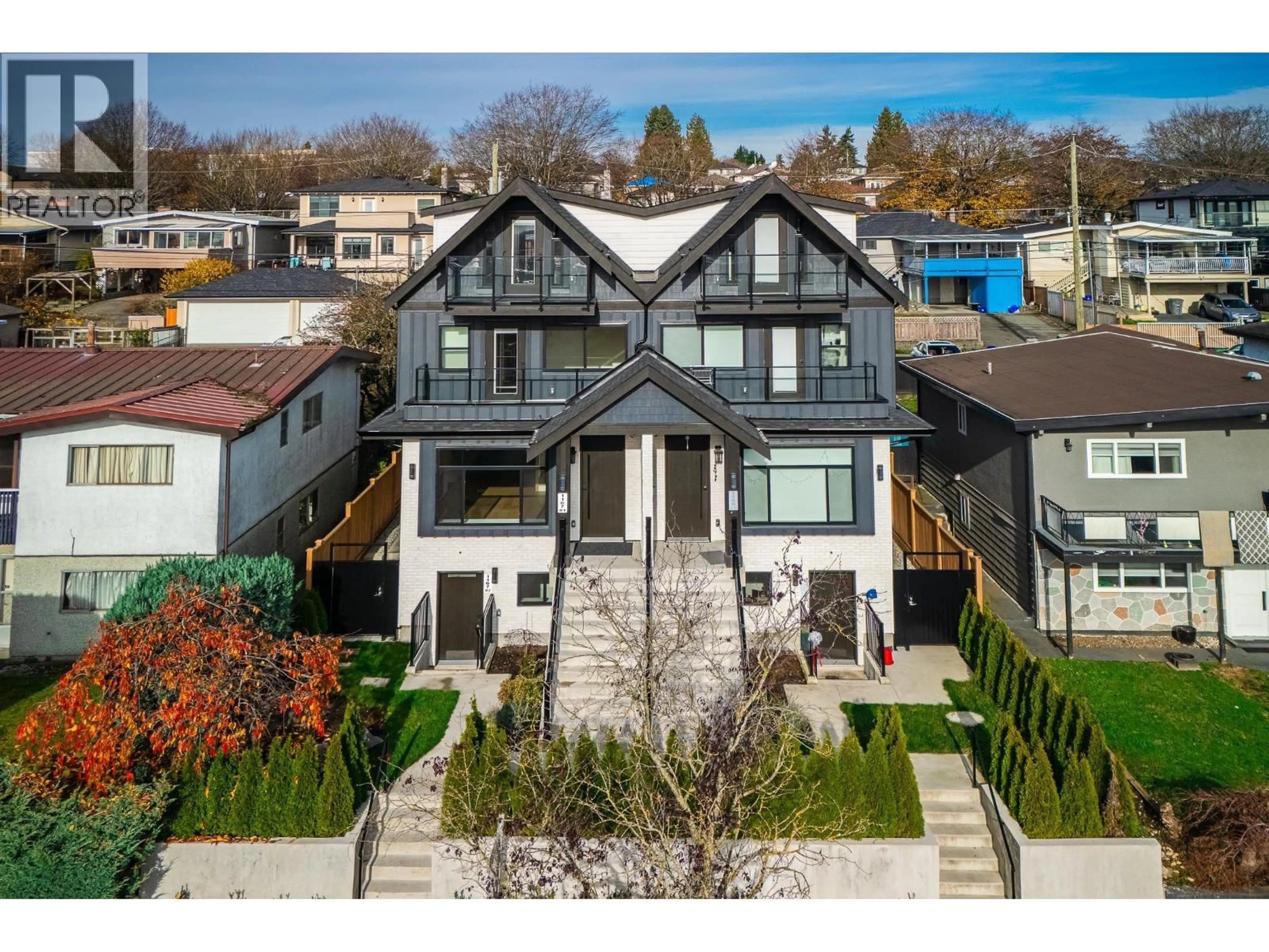 A pic from outside/outdoor area/front of a property/back of a property/a pic from drone, street for 1167 63RD AVENUE, Vancouver British Columbia V5X2L3