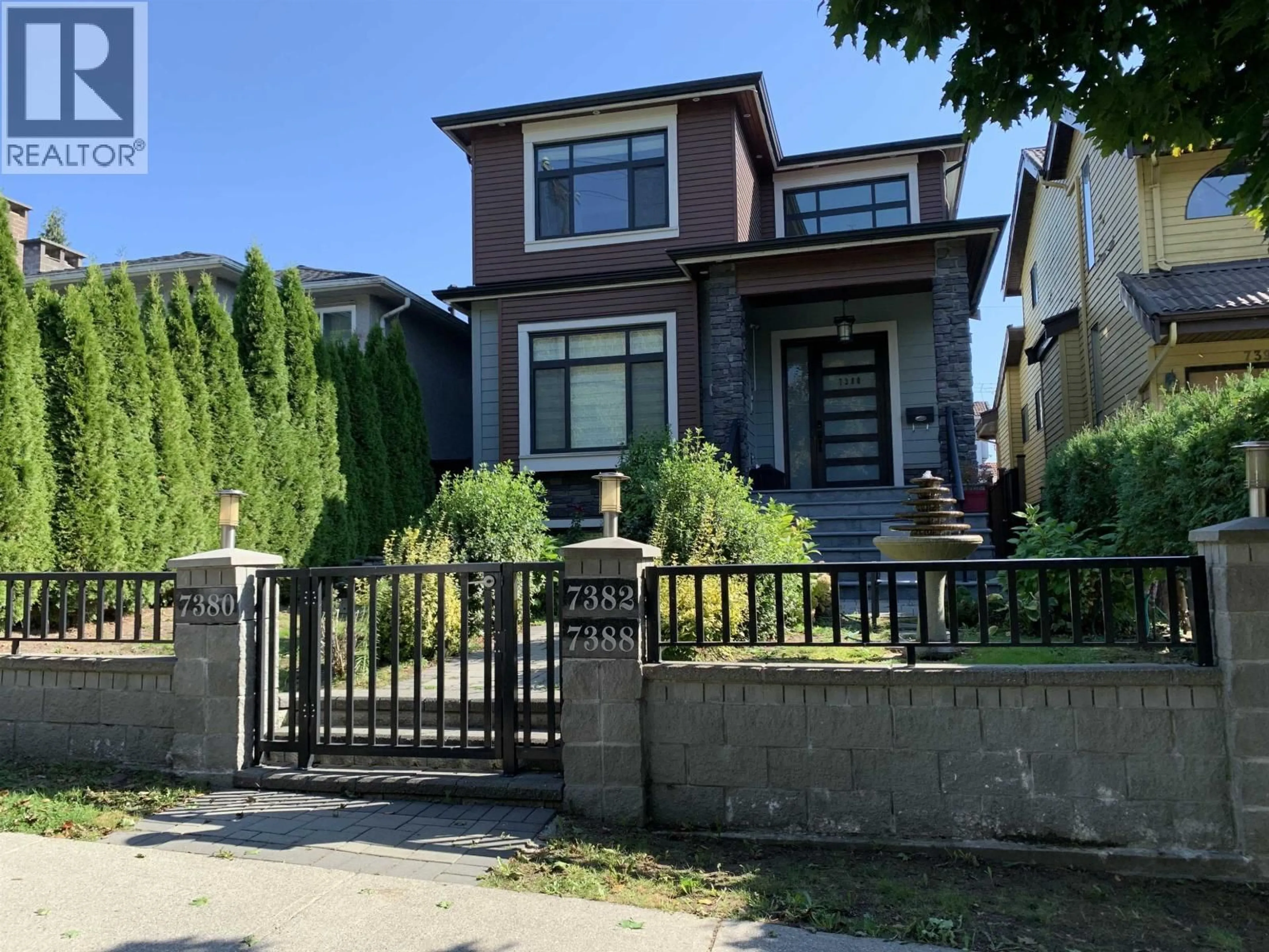 Home with brick exterior material, street for 7380 ONTARIO STREET, Vancouver British Columbia V5X3B8