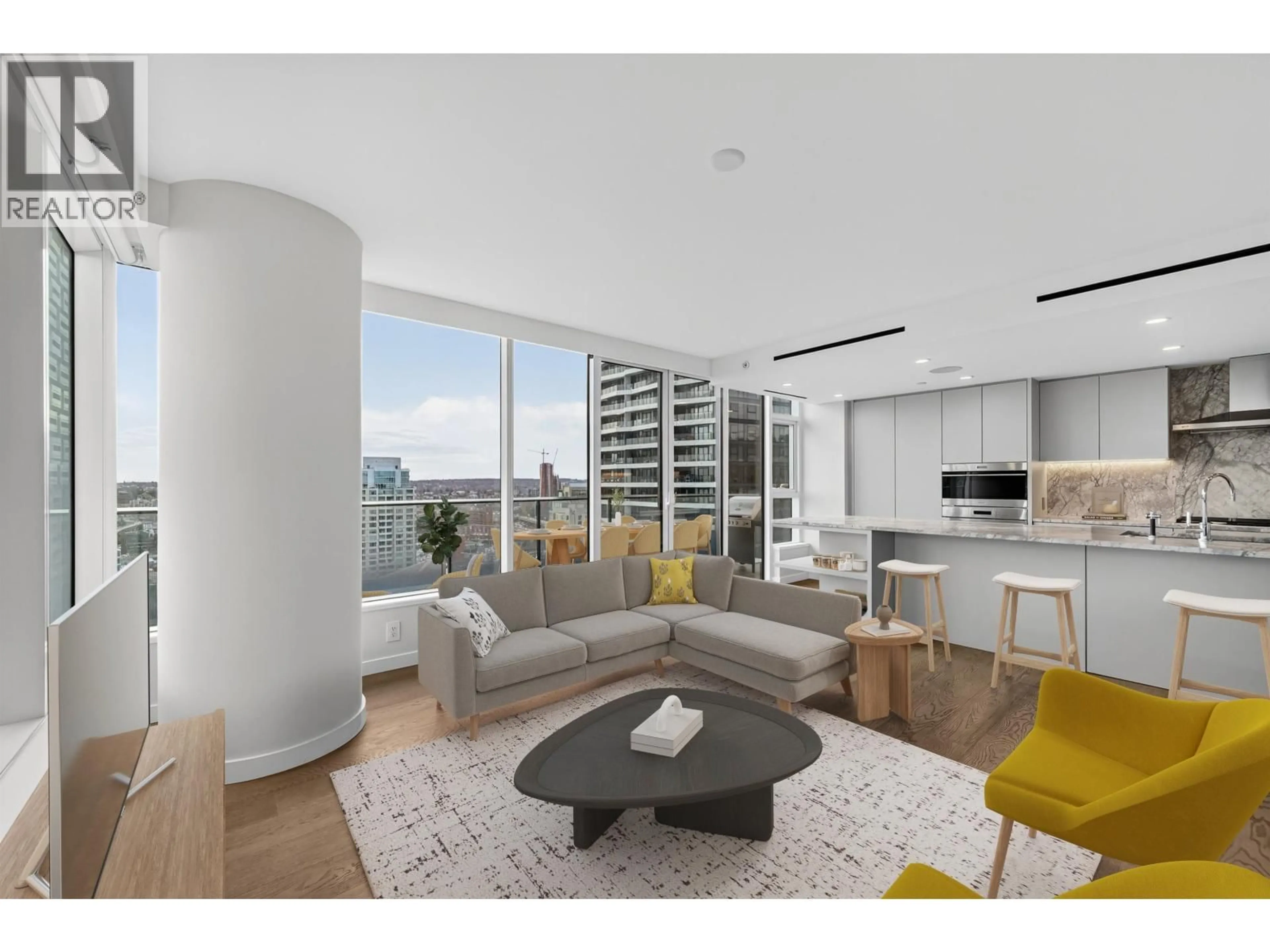 Living room with furniture, unknown for 2403 - 1335 HOWE STREET, Vancouver British Columbia V6Z0H1