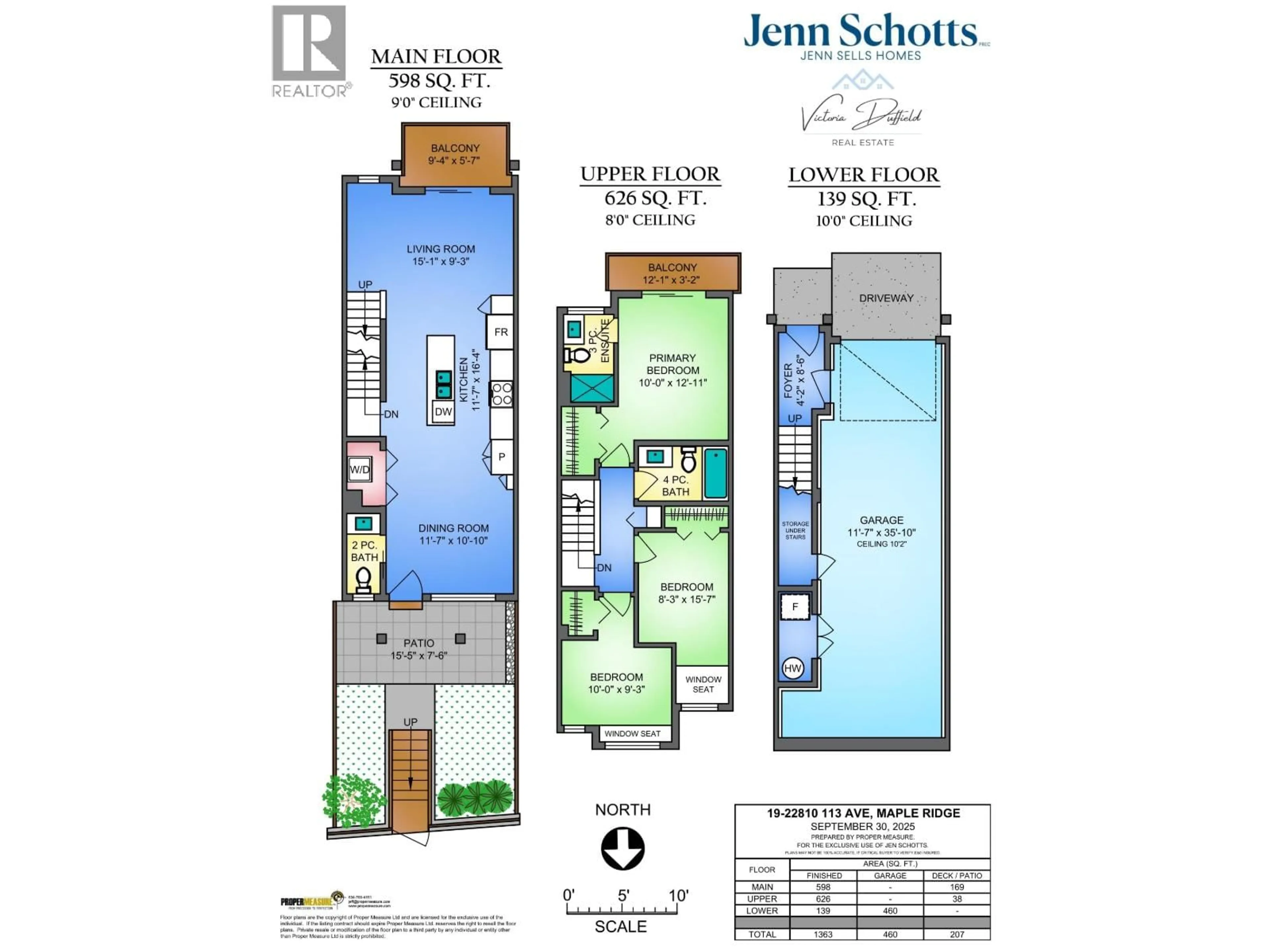 Floor plan for 19 - 22810 113 AVENUE, Maple Ridge British Columbia V2X3N2