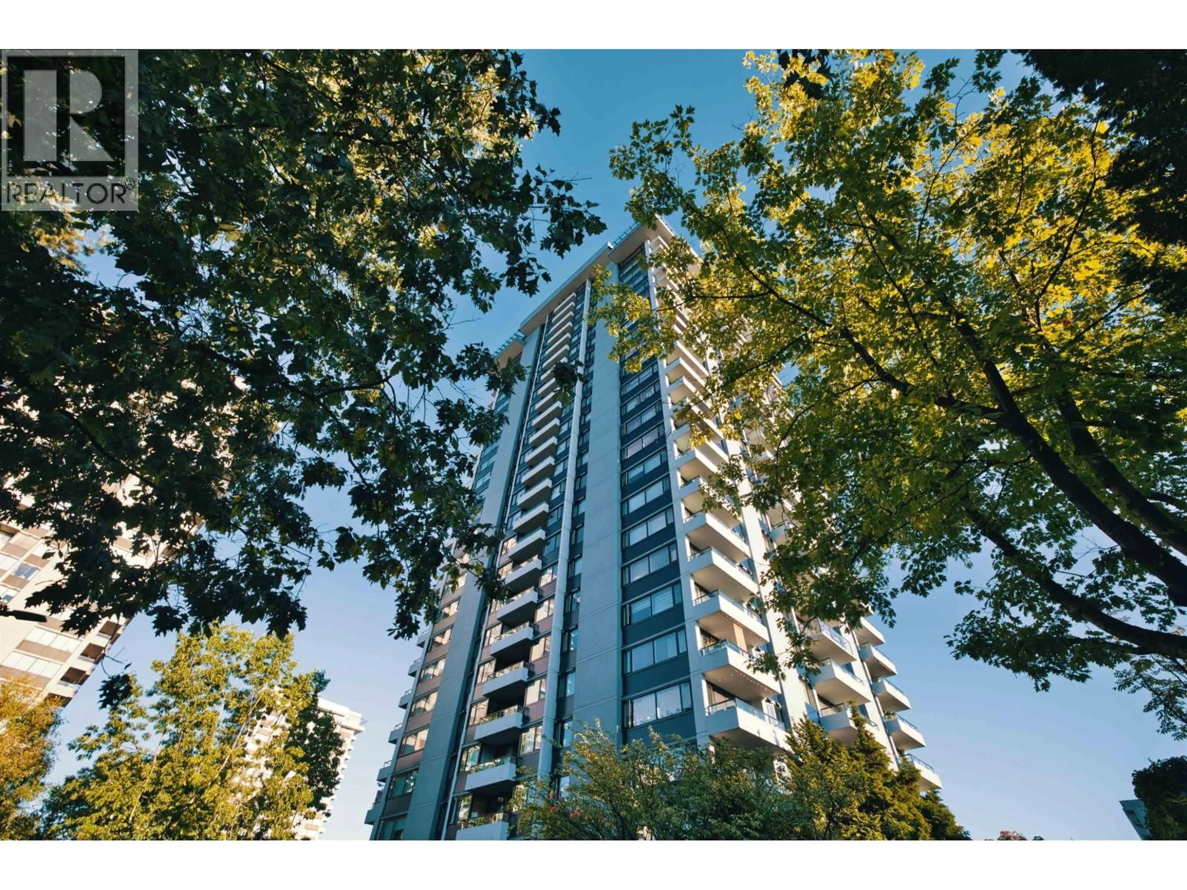 A pic from outside/outdoor area/front of a property/back of a property/a pic from drone, building for 2203 - 3980 CARRIGAN COURT, Burnaby British Columbia V3N4S6