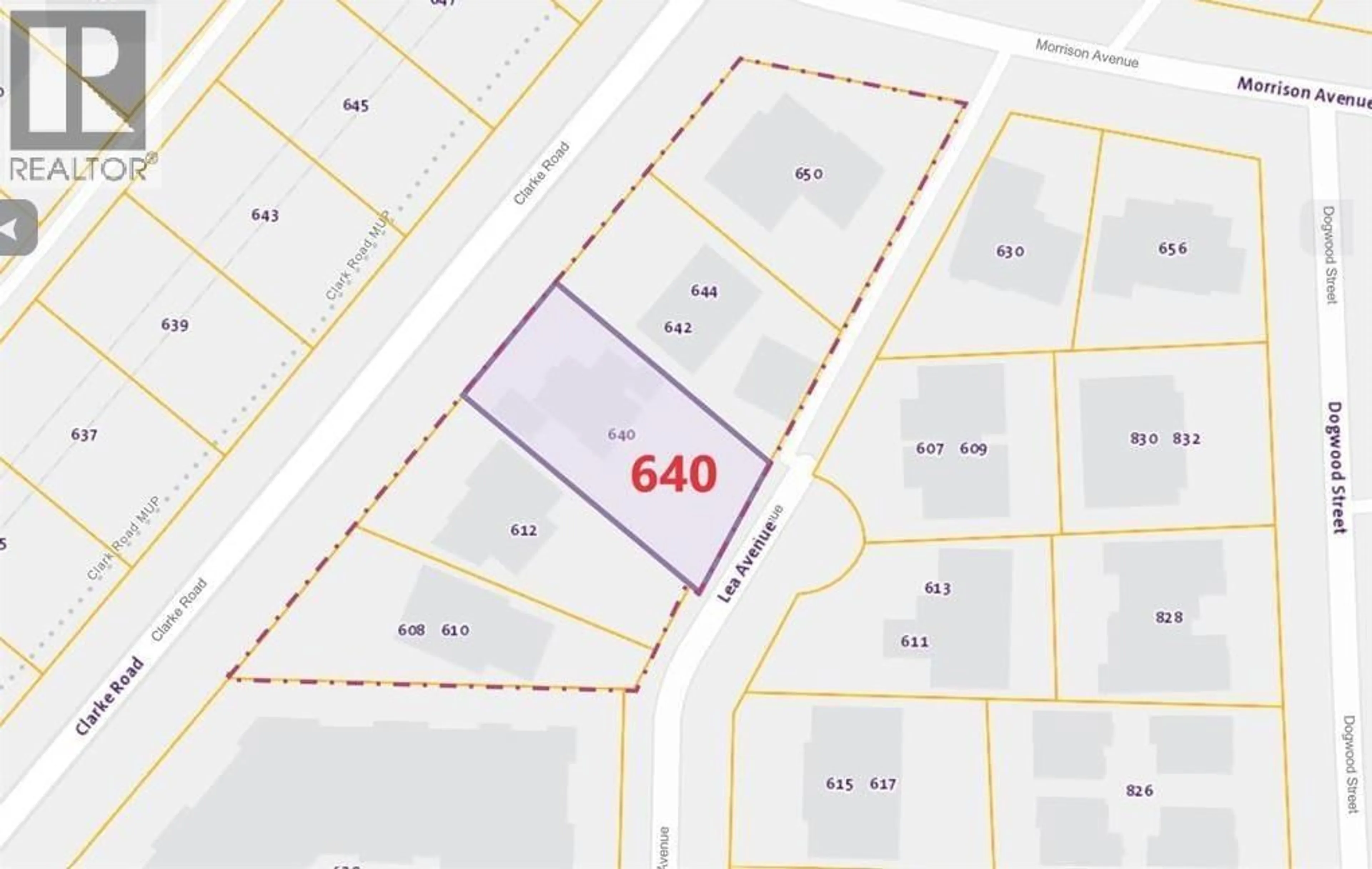 Picture of a map for 640 CLARKE DRIVE, Coquitlam British Columbia V3J3X6