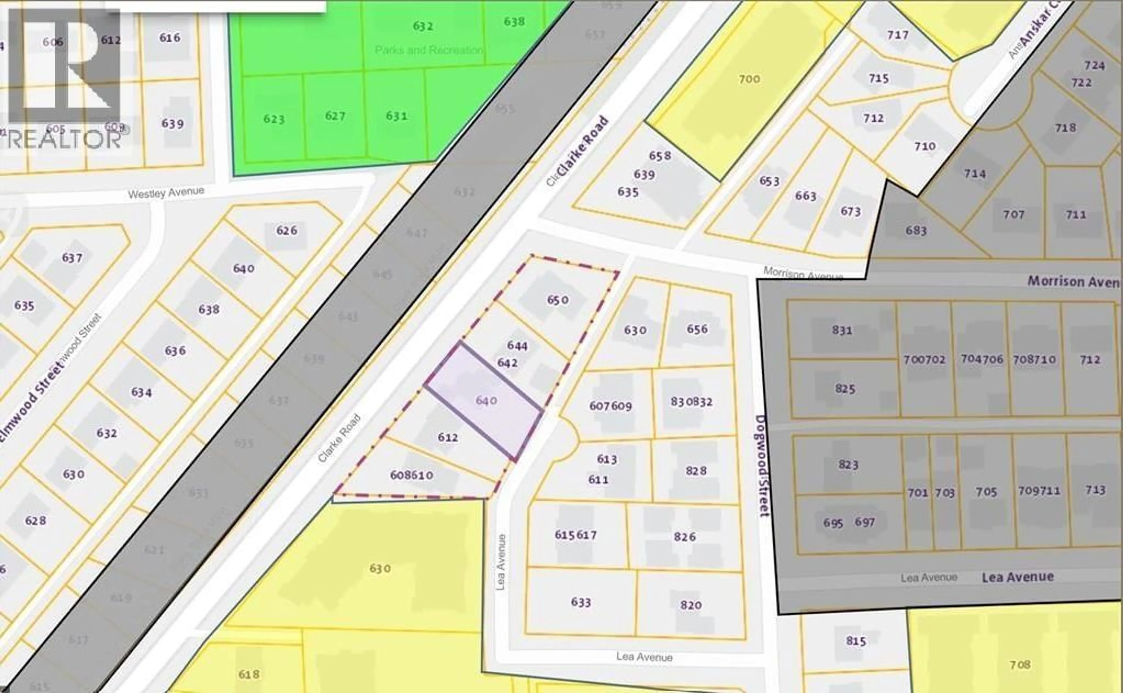 Picture of a map for 640 CLARKE DRIVE, Coquitlam British Columbia V3J3X6