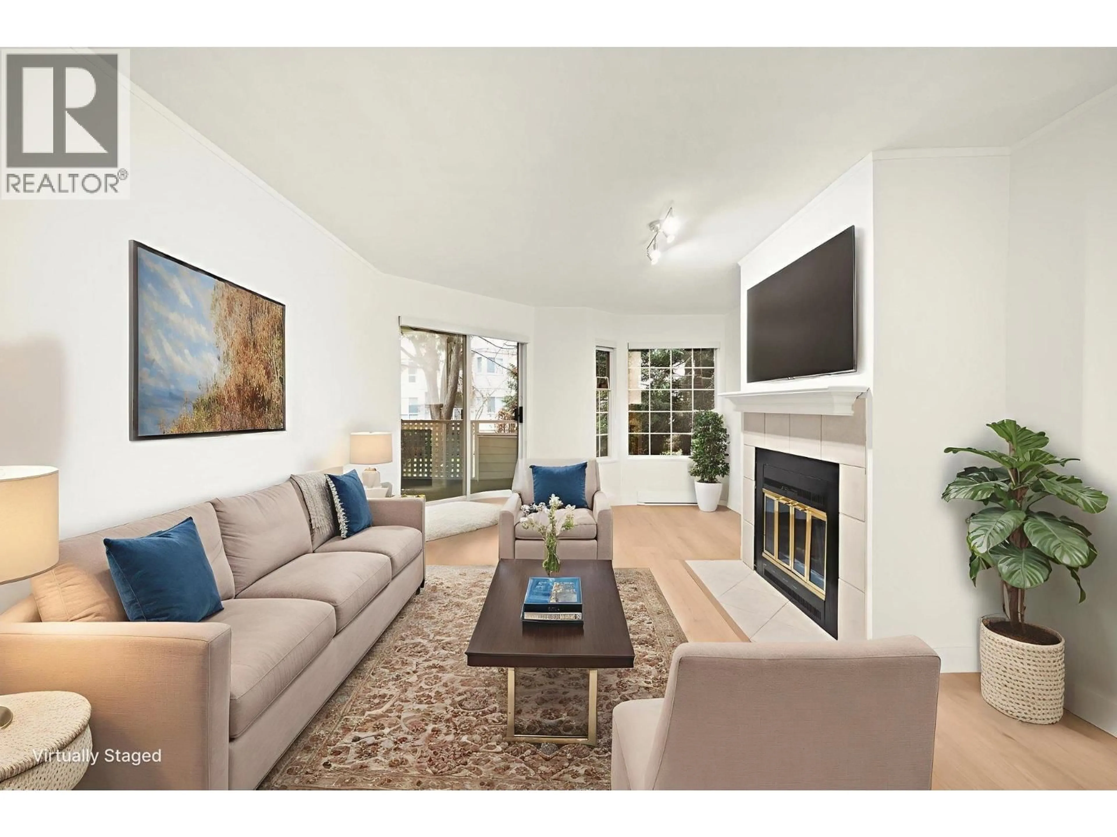 Living room with furniture, unknown for 102 - 7591 MOFFATT ROAD, Richmond British Columbia V6Y3N2