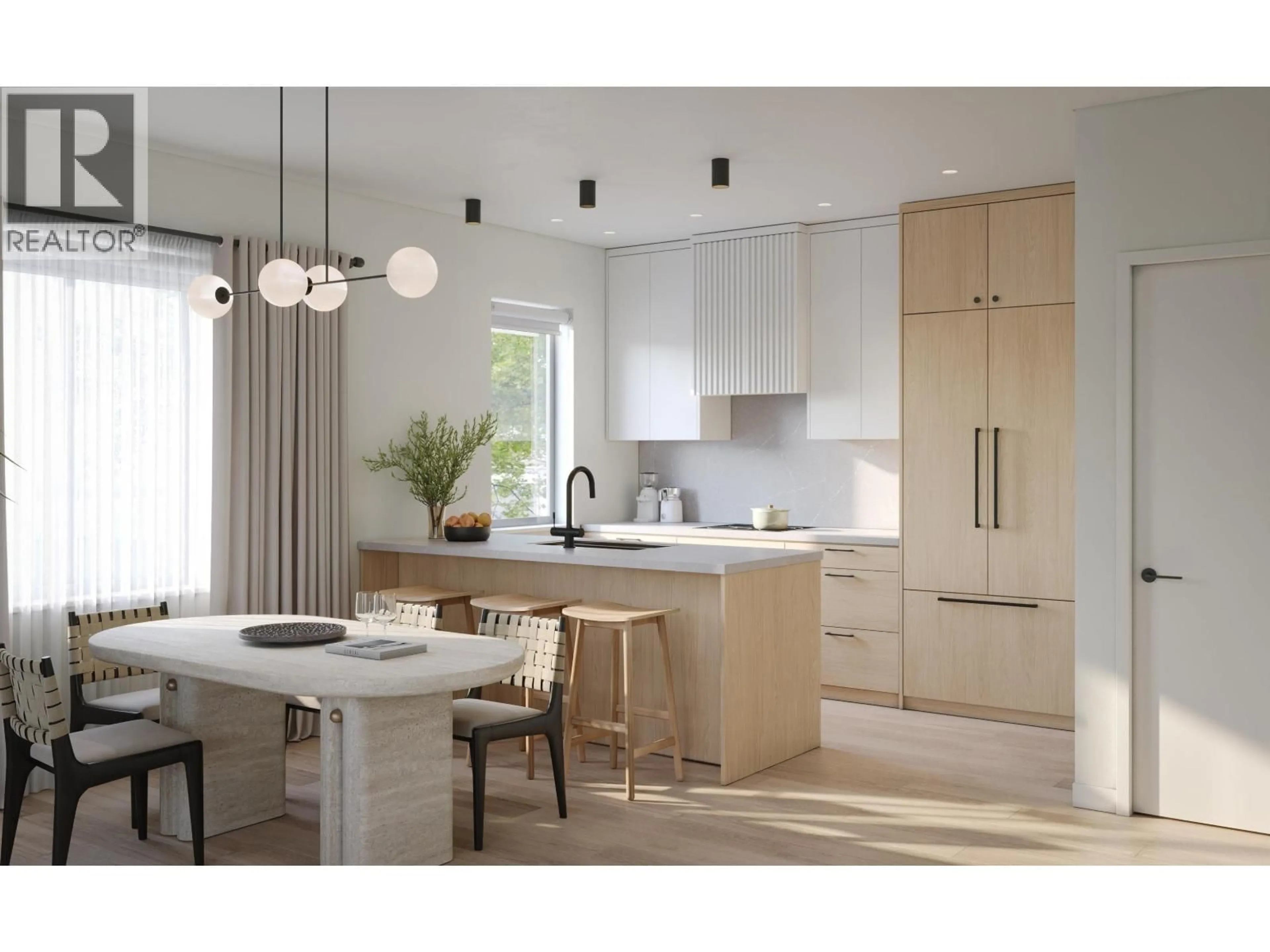 Contemporary kitchen, wood/laminate floor for 5 - 2240 40TH AVENUE, Vancouver British Columbia V5P1J5