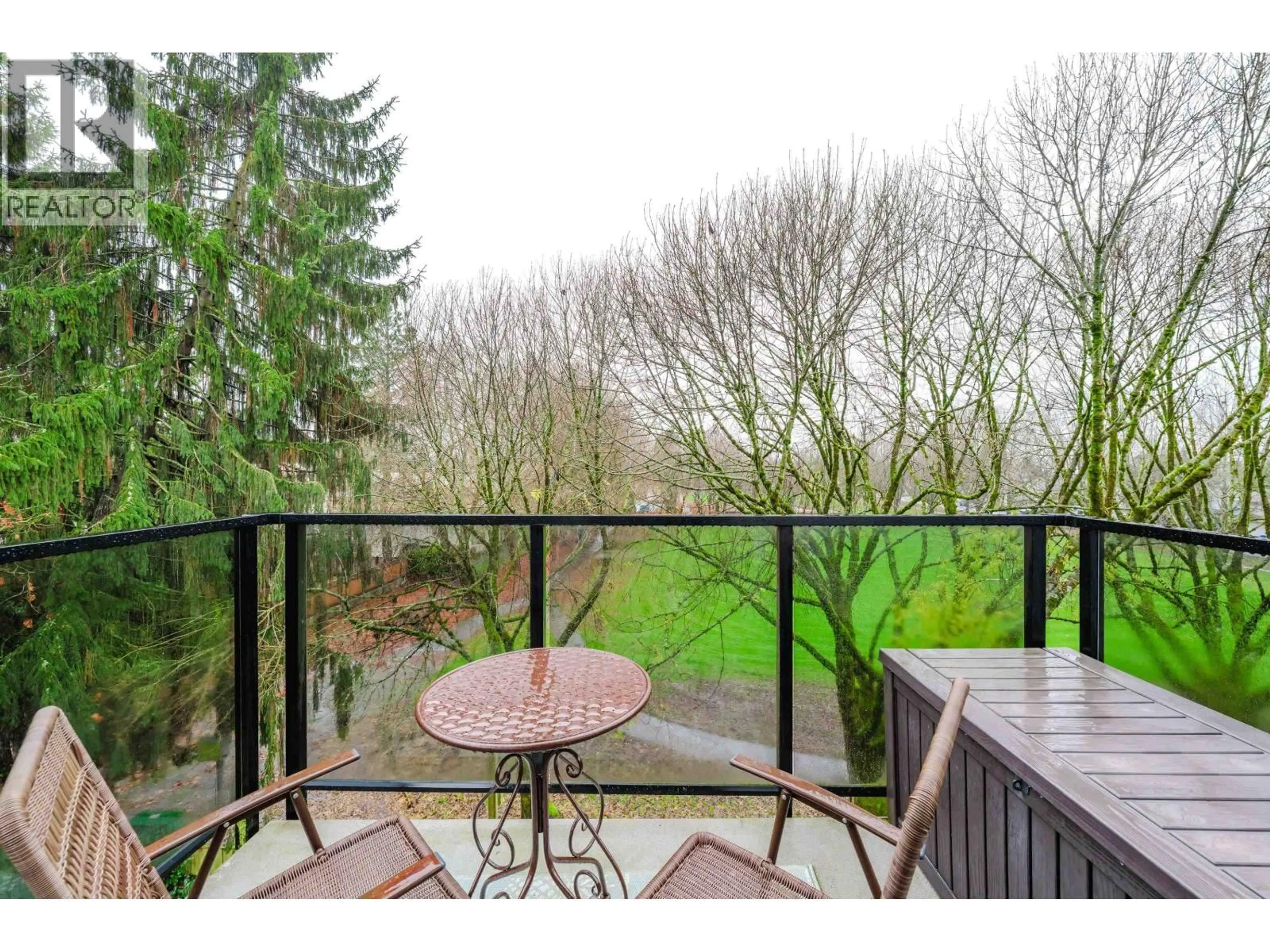 Balcony in the apartment, forest/trees view for 316 - 11240 DANIELS ROAD, Richmond British Columbia V6X1M6