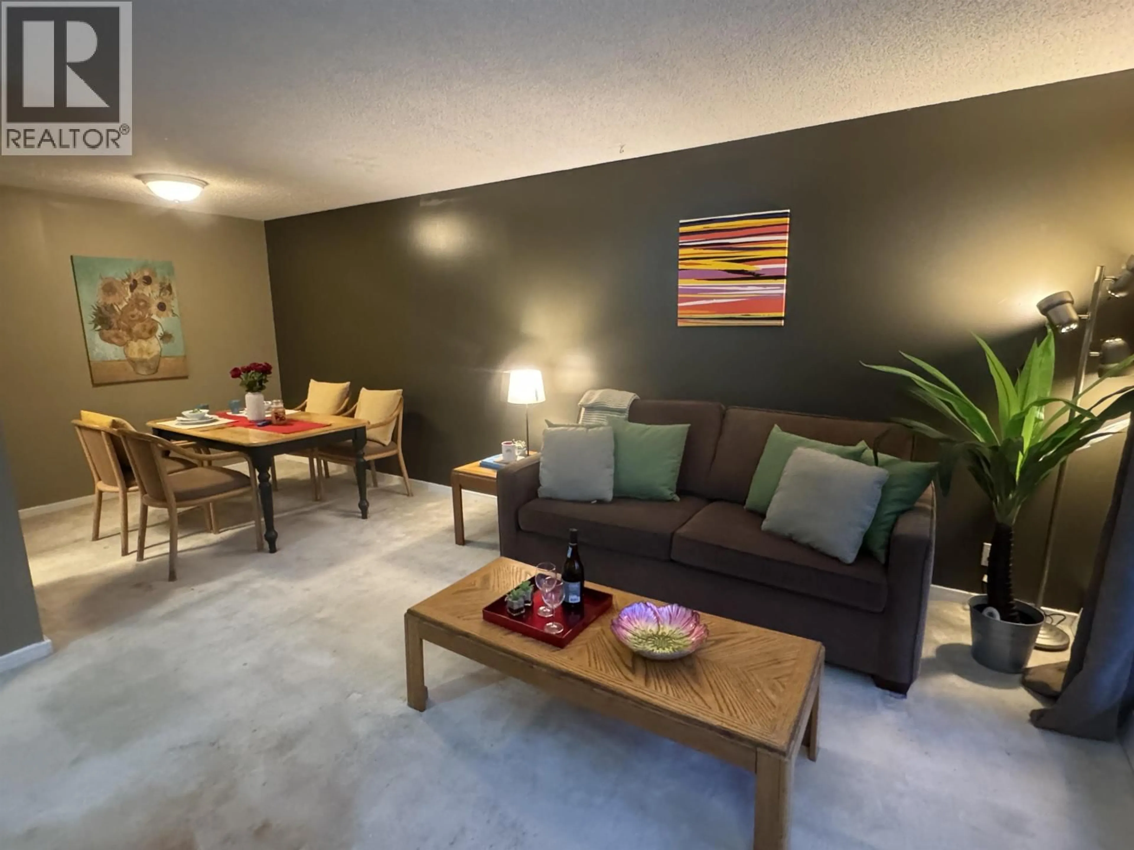Living room with furniture, cement floor for 308 - 8540 CITATION DRIVE, Richmond British Columbia V6Y3A3