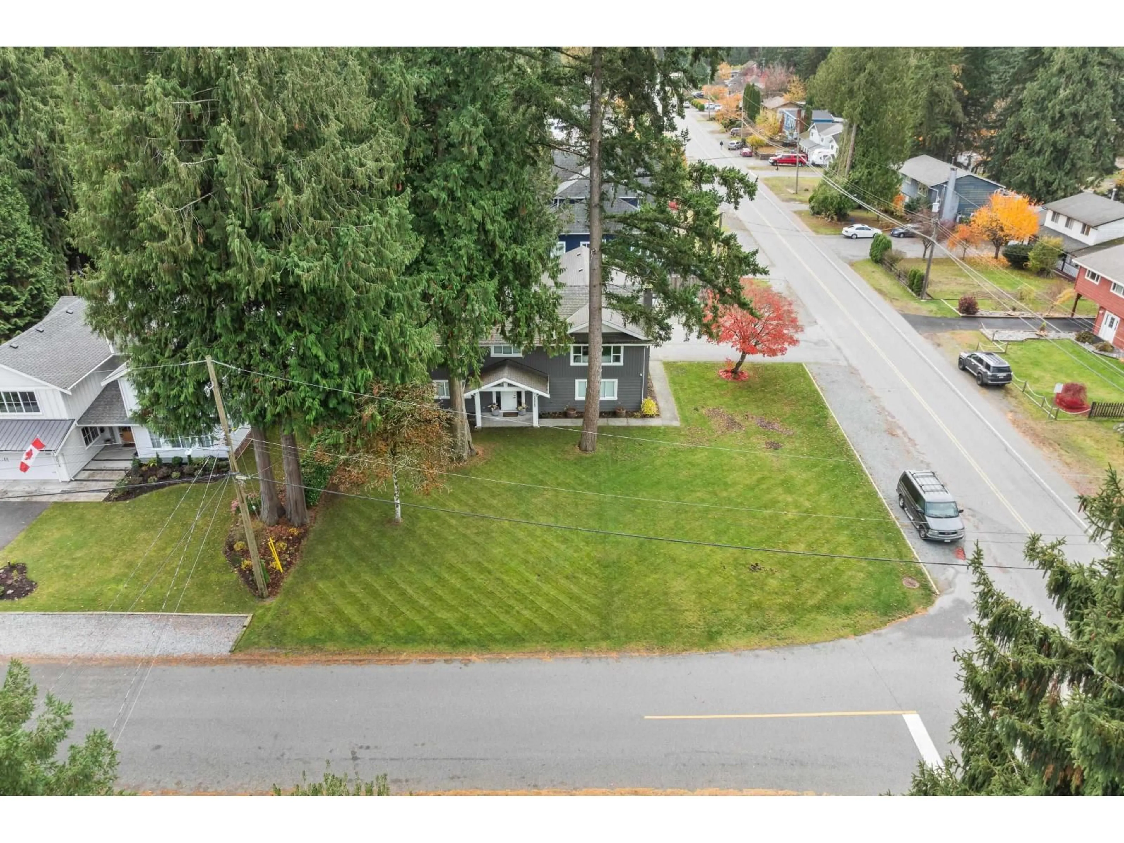 A pic from outside/outdoor area/front of a property/back of a property/a pic from drone, street for 20060 43A AVENUE, Langley British Columbia V2Z2R7