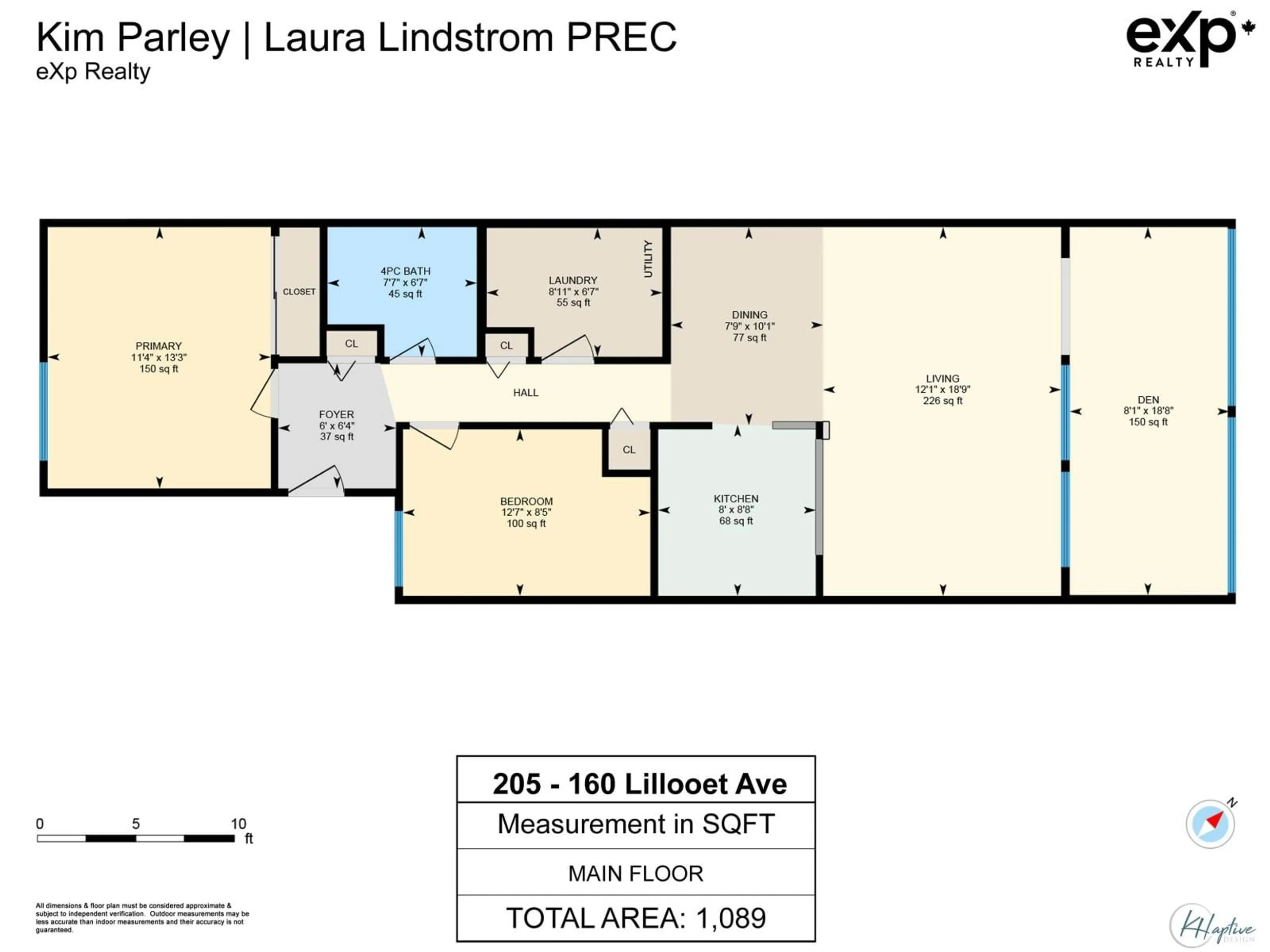 Floor plan for 205 - 160 LILLOOET AVENUE, Harrison Hot Springs British Columbia V0M1K0