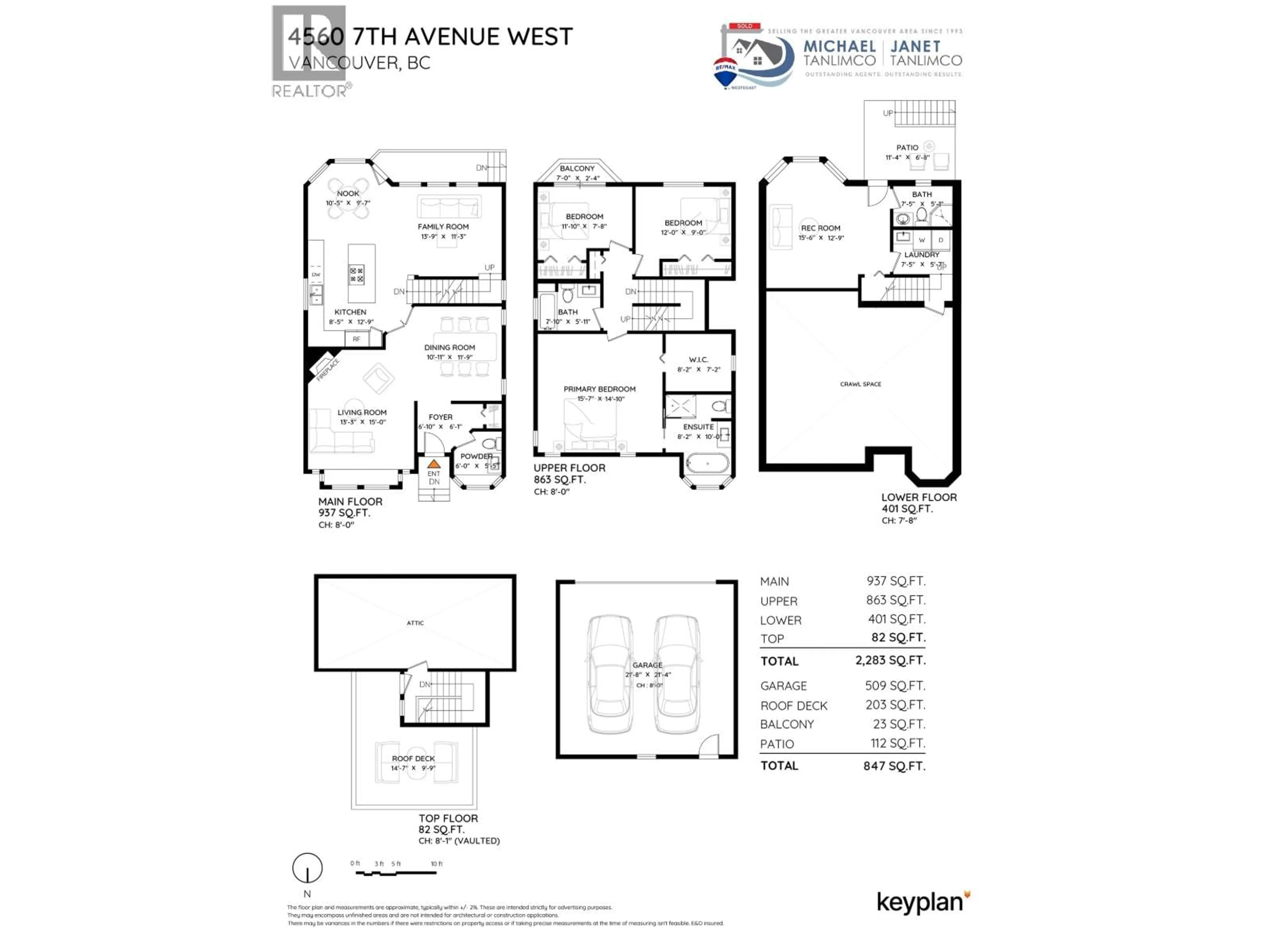 Floor plan for 4560 7TH AVENUE, Vancouver British Columbia V6R1X3