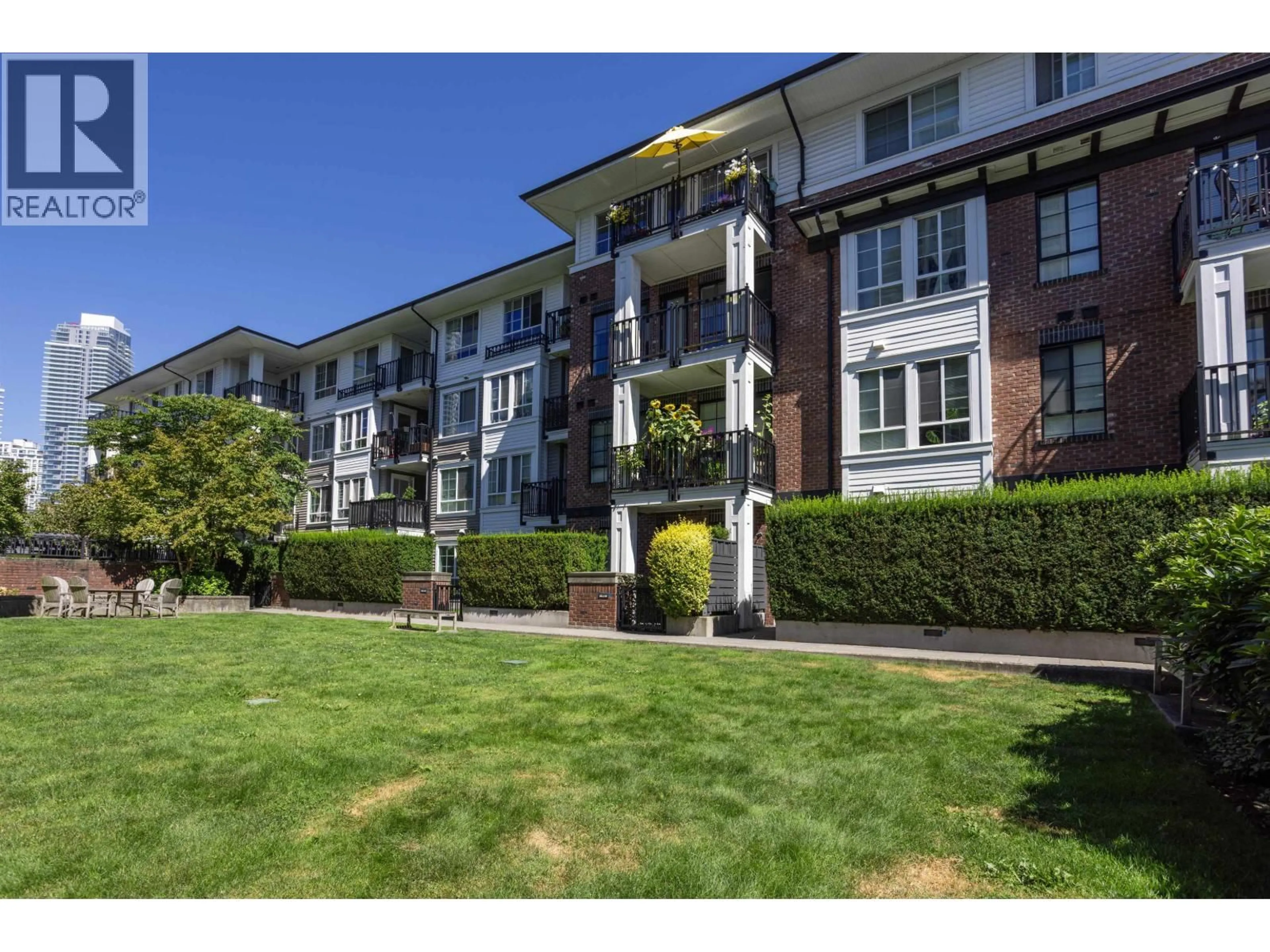 A pic from outside/outdoor area/front of a property/back of a property/a pic from drone, street for 207 - 553 FOSTER AVENUE, Coquitlam British Columbia V3J0B5