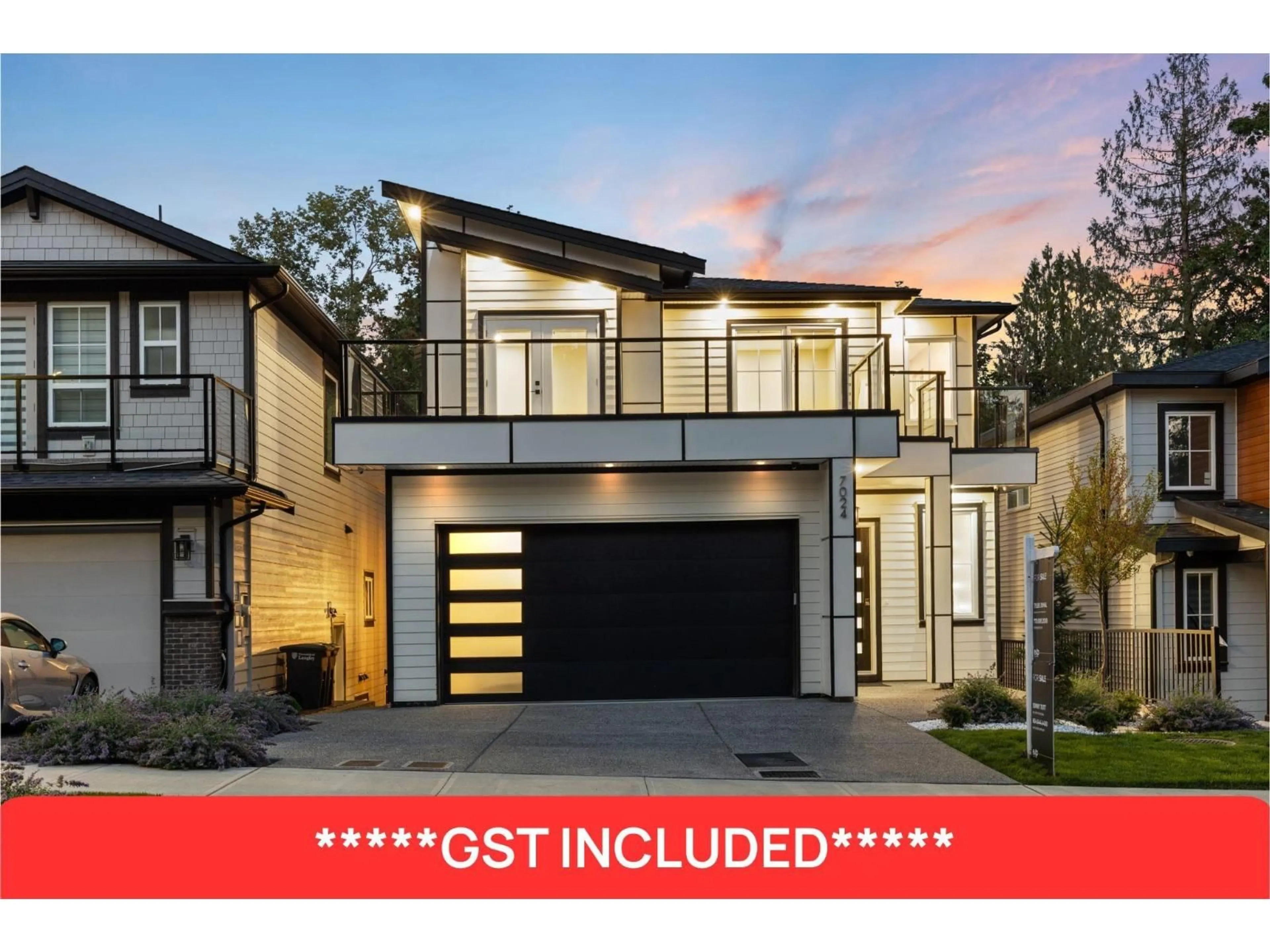 Home with vinyl exterior material, street for 7024 205 STREET, Langley British Columbia V2Y1S9