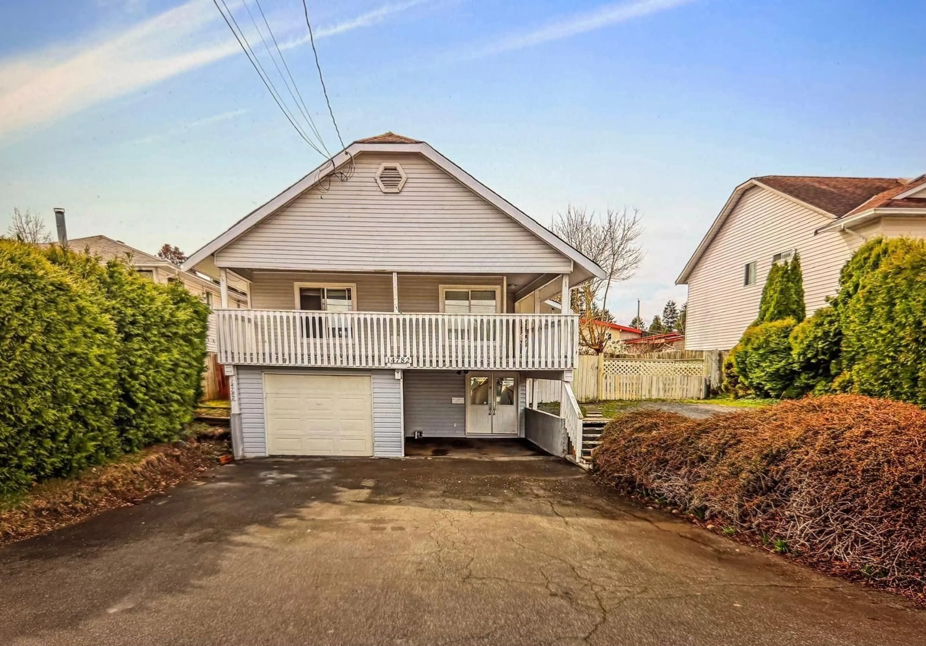 A pic from outside/outdoor area/front of a property/back of a property/a pic from drone, street for 14782 107A AVENUE, Surrey British Columbia V3R1V1