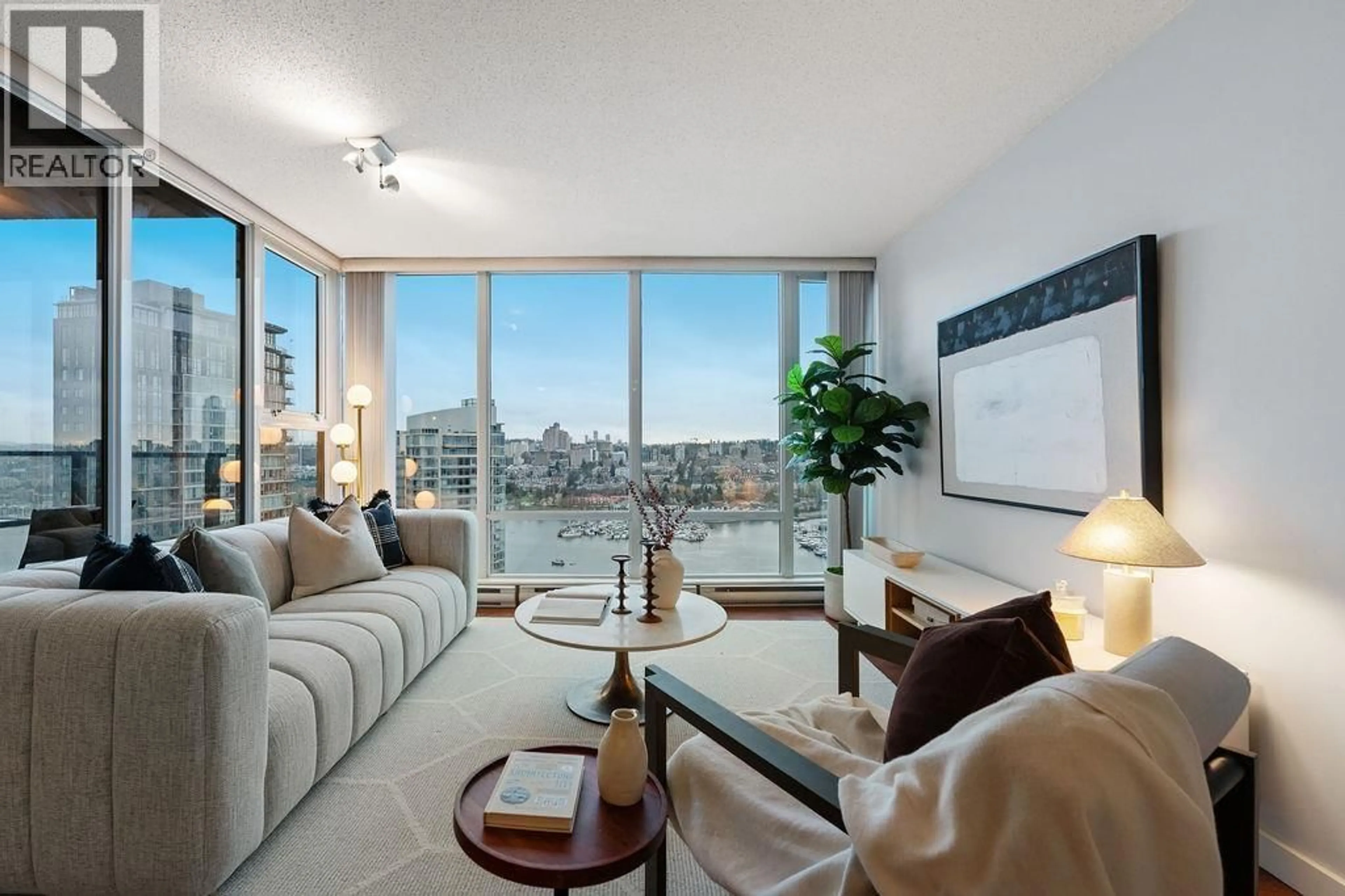 Living room with furniture, unknown for 2805 - 583 BEACH CRESCENT, Vancouver British Columbia V6Z3E6