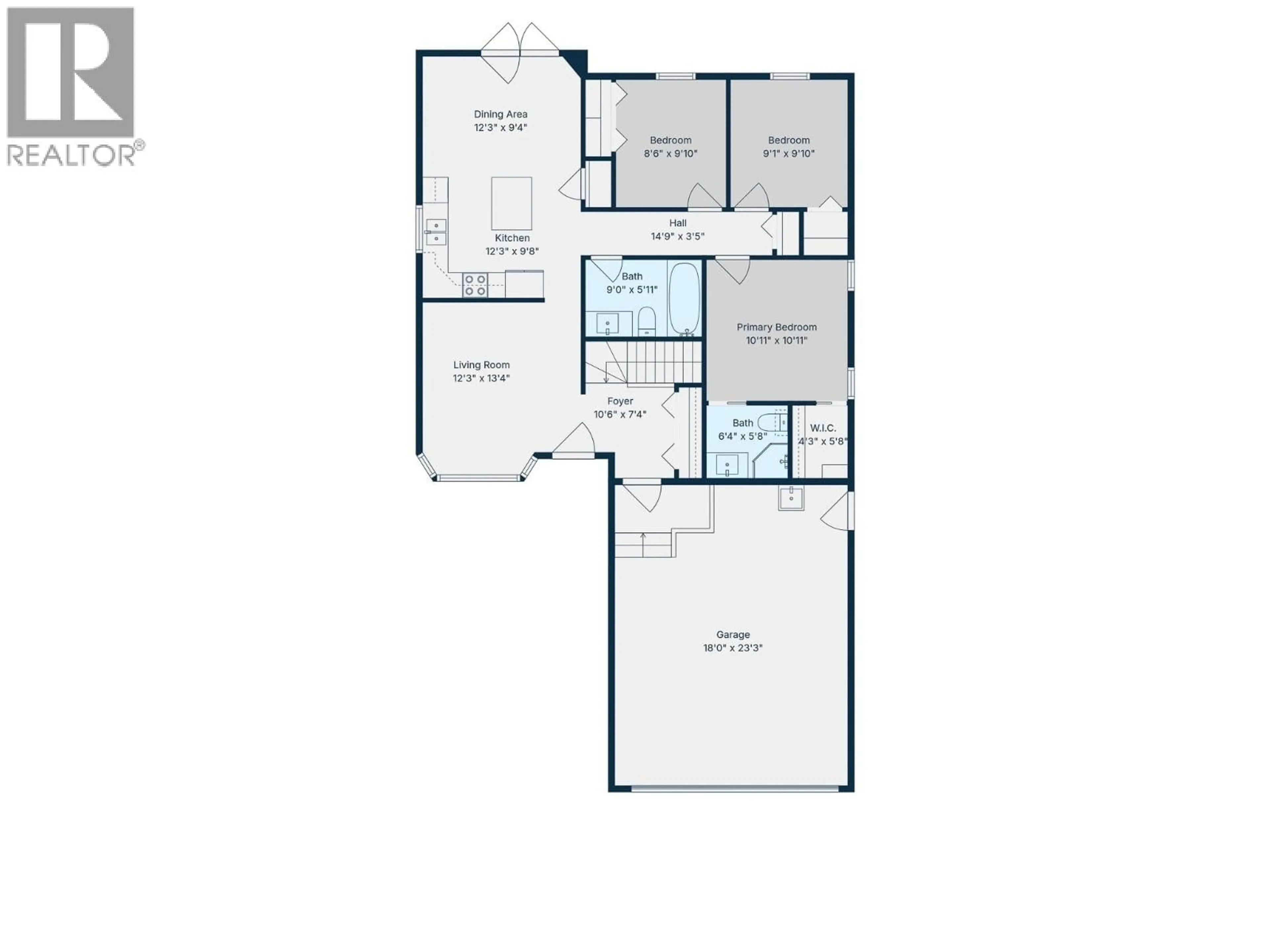 Floor plan for 8724 113 AVENUE, Fort St. John British Columbia V1J0E2