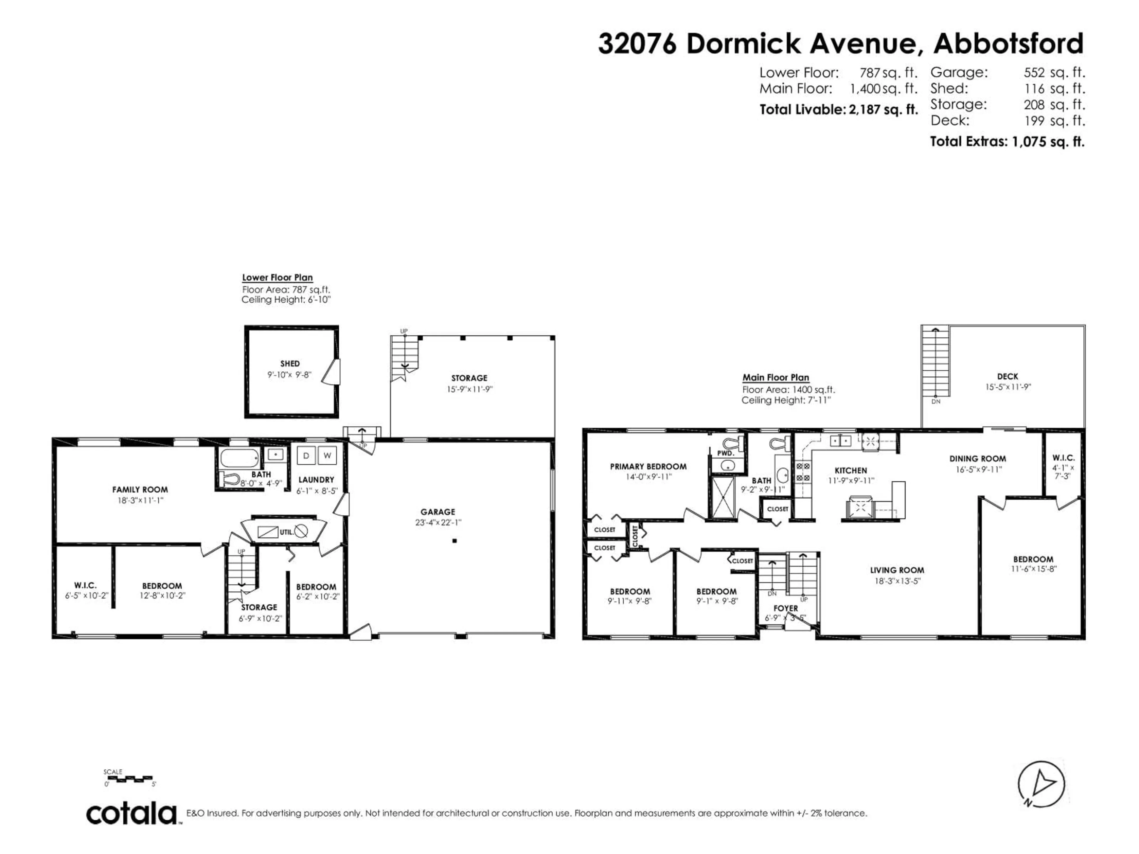 Floor plan for 32076 DORMICK AVENUE, Abbotsford British Columbia V2T1V4