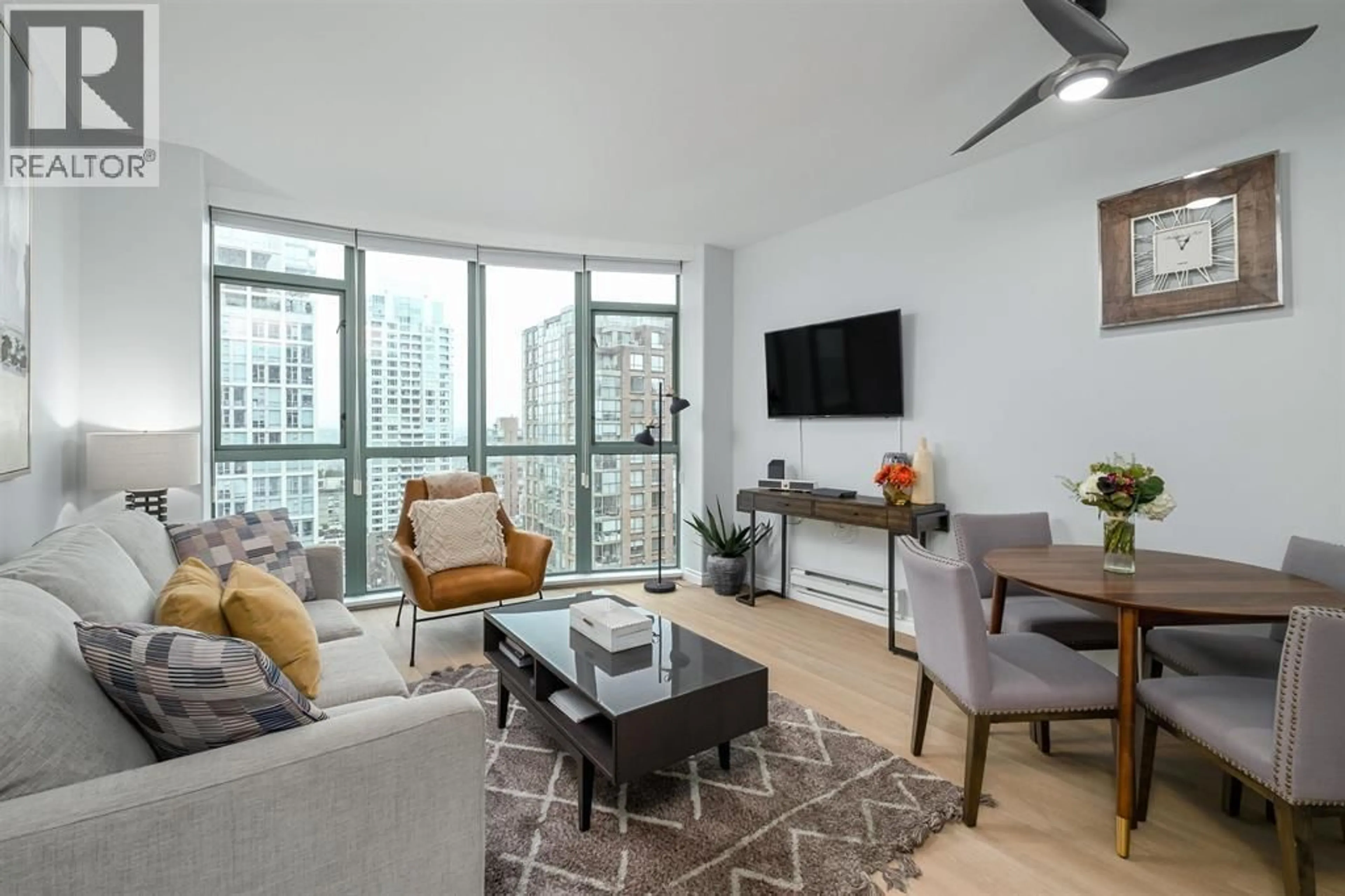 Living room with furniture, unknown for 1105 - 1383 HOWE STREET, Vancouver British Columbia V6Z2R5