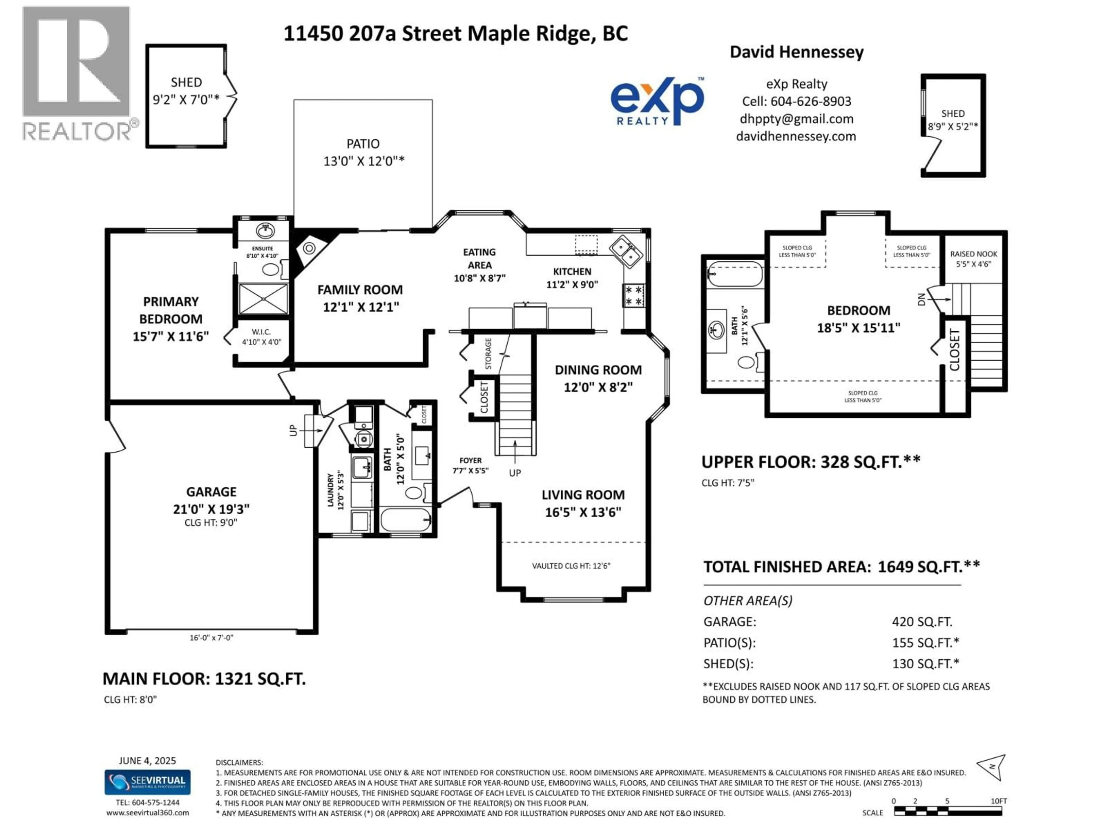 Floor plan for 11450 207A STREET, Maple Ridge British Columbia V2X0C7