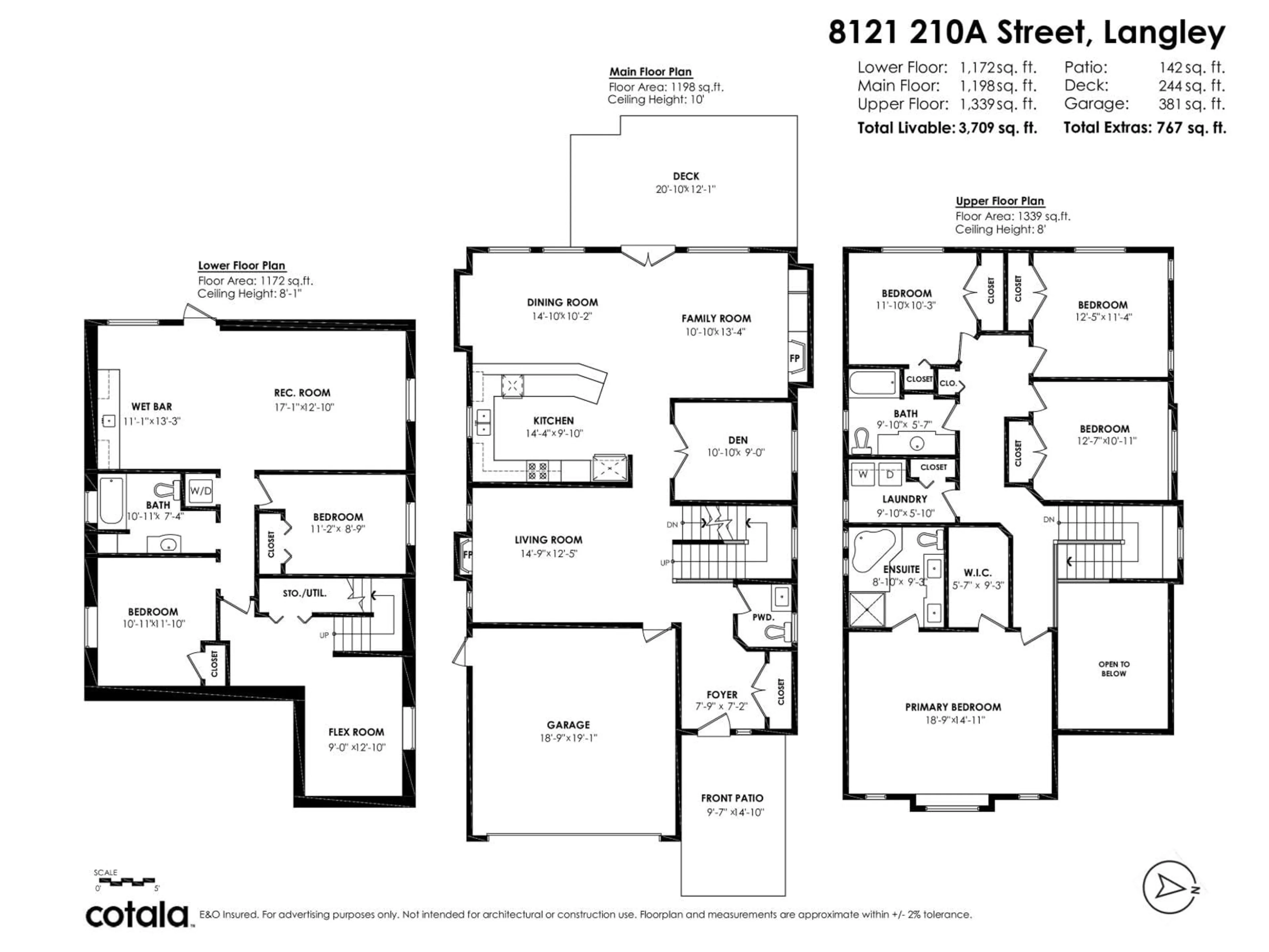Floor plan for 8121 210A STREET, Langley British Columbia V2Y0K2