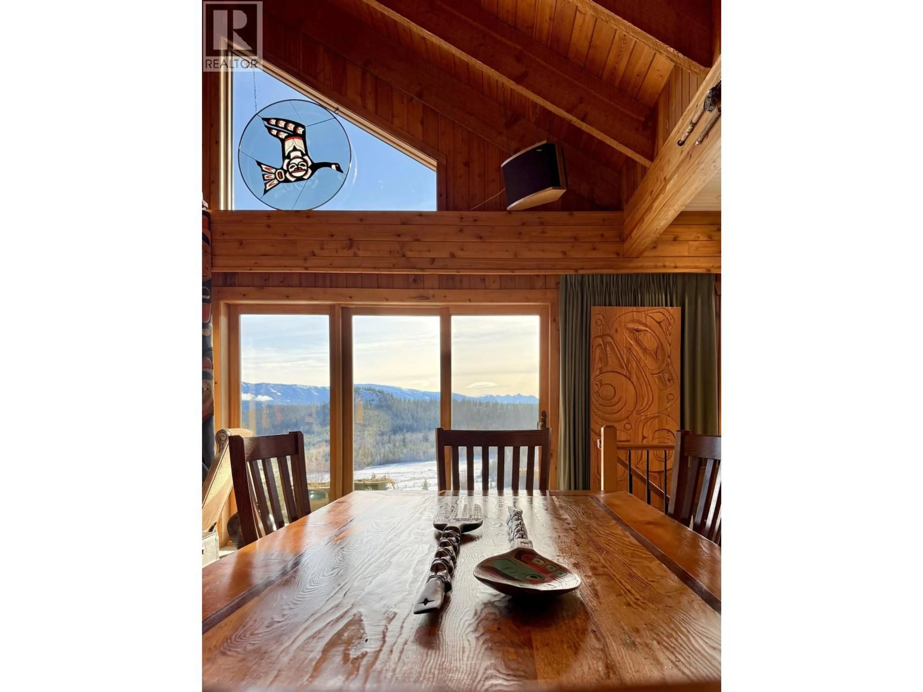 Dining room, wood/laminate floor for 6802 TATLAYOKO ROAD, Chilcotin British Columbia V0L1W0